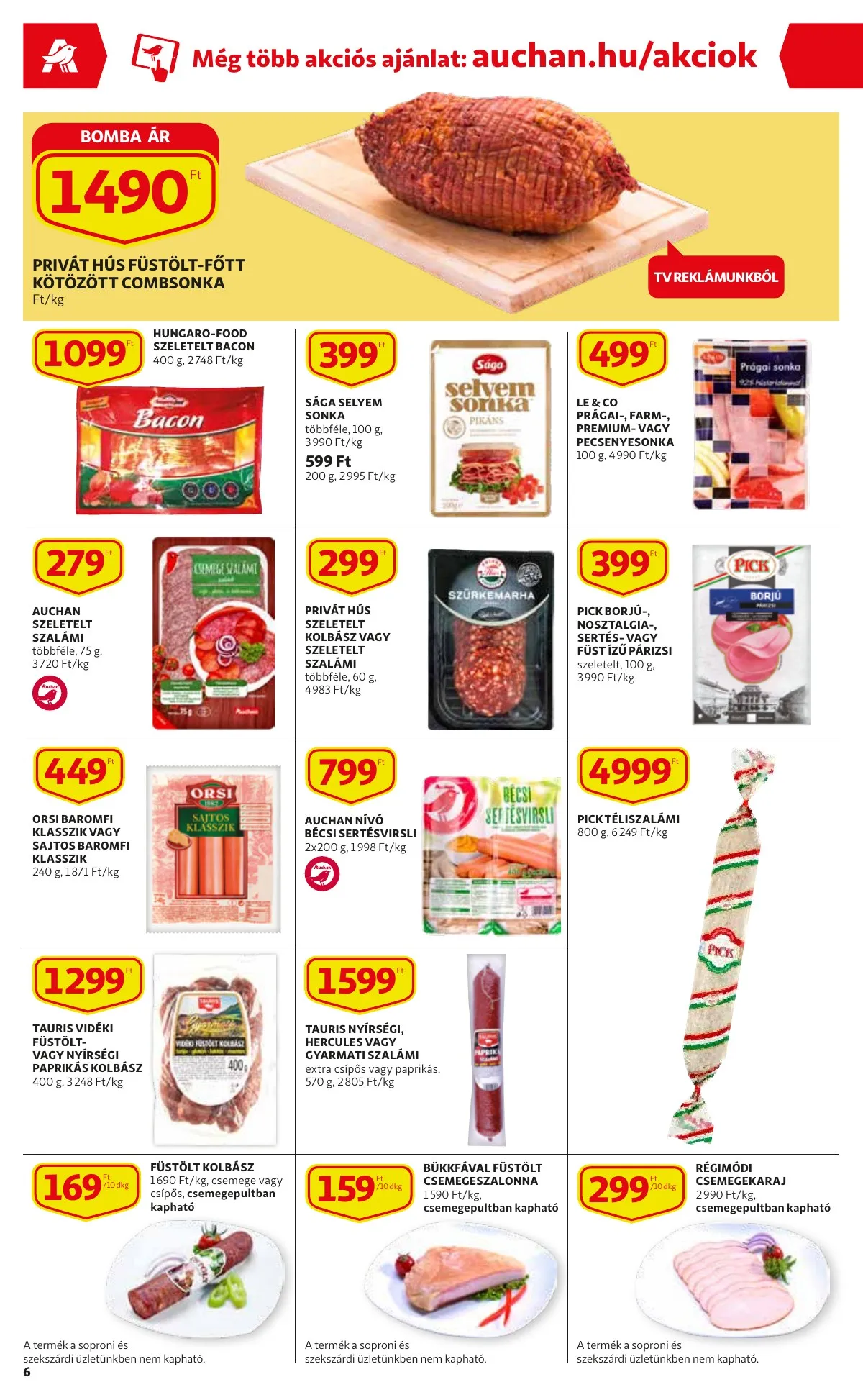 Auchan akciós újság Szupermarket 03.31–04.06 – 6. oldal