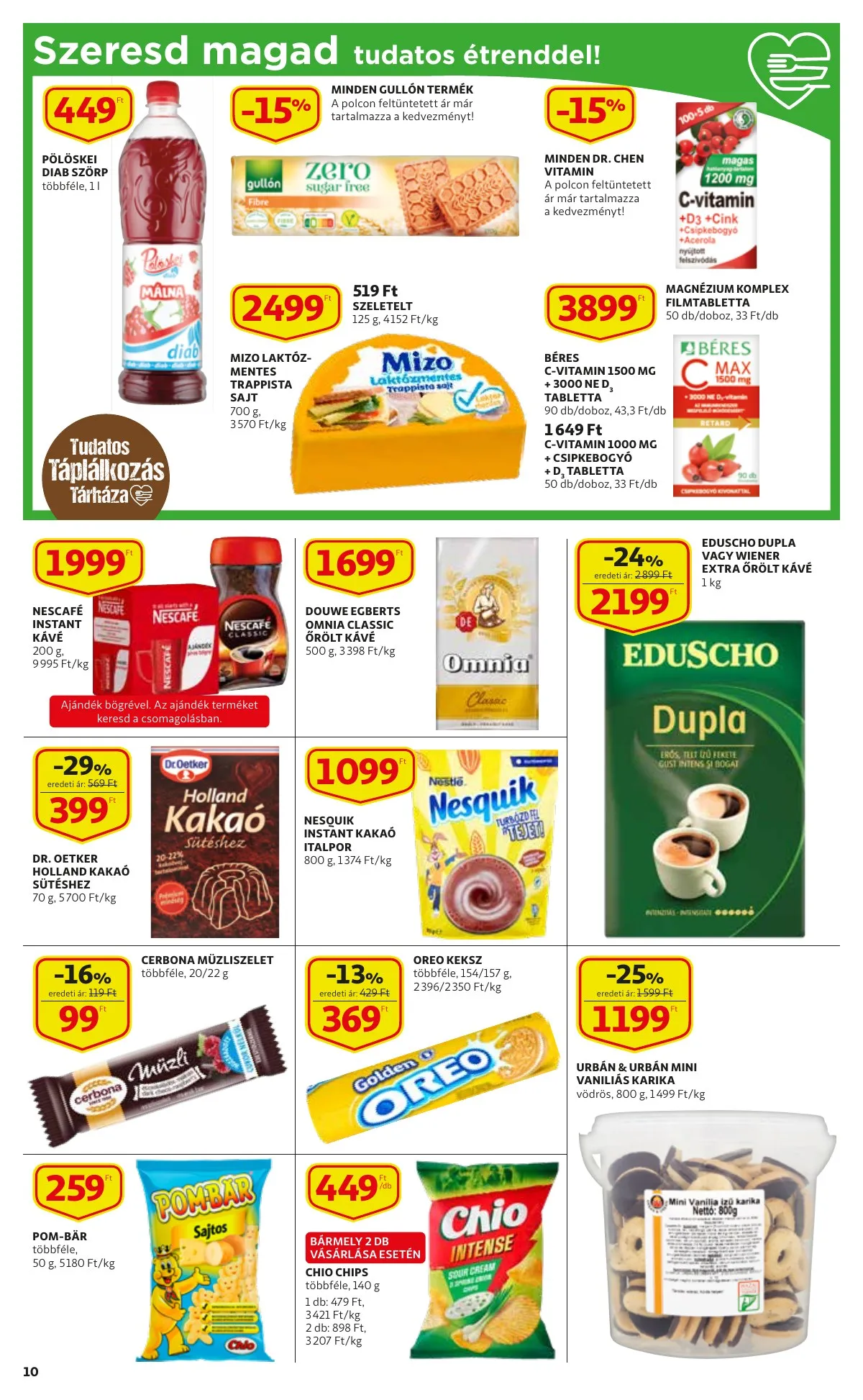 Auchan akciós újság Szupermarket 04.07–04.20 – 10. oldal