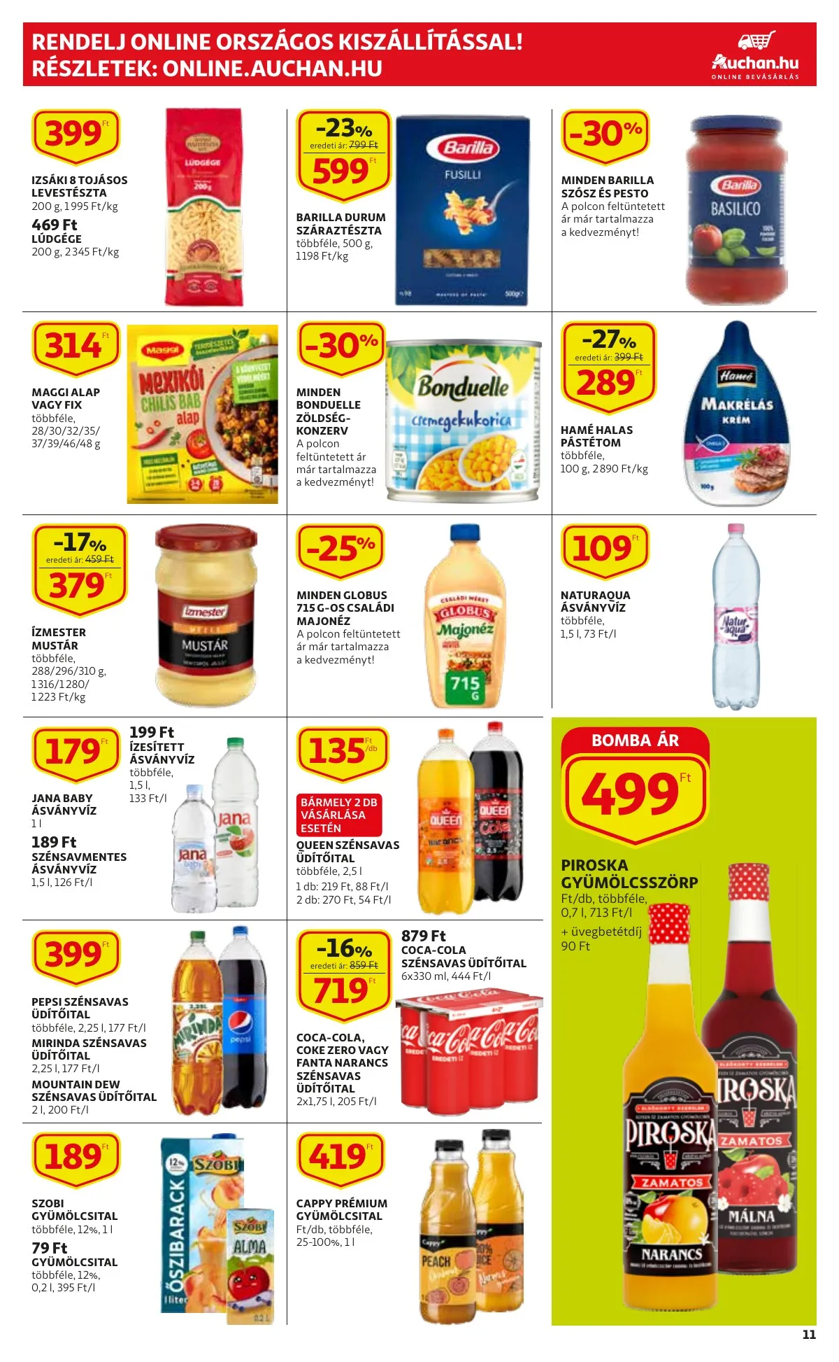 Auchan akciós újság Szupermarket 04.07–04.20 – 11. oldal