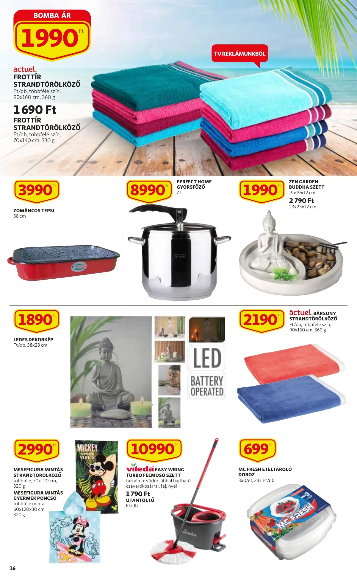 Auchan akciós újság Szupermarket 04.07–04.20 – 16. oldal