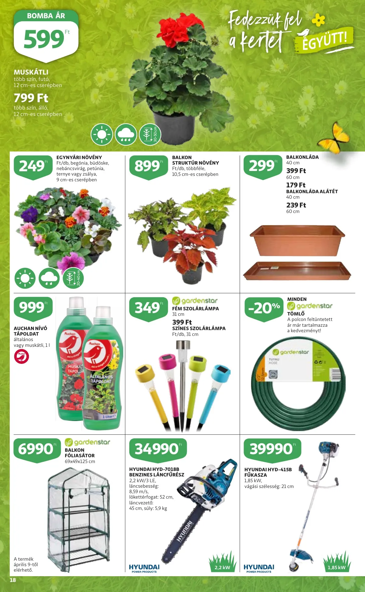 Auchan akciós újság Szupermarket 04.07–04.20 – 18. oldal