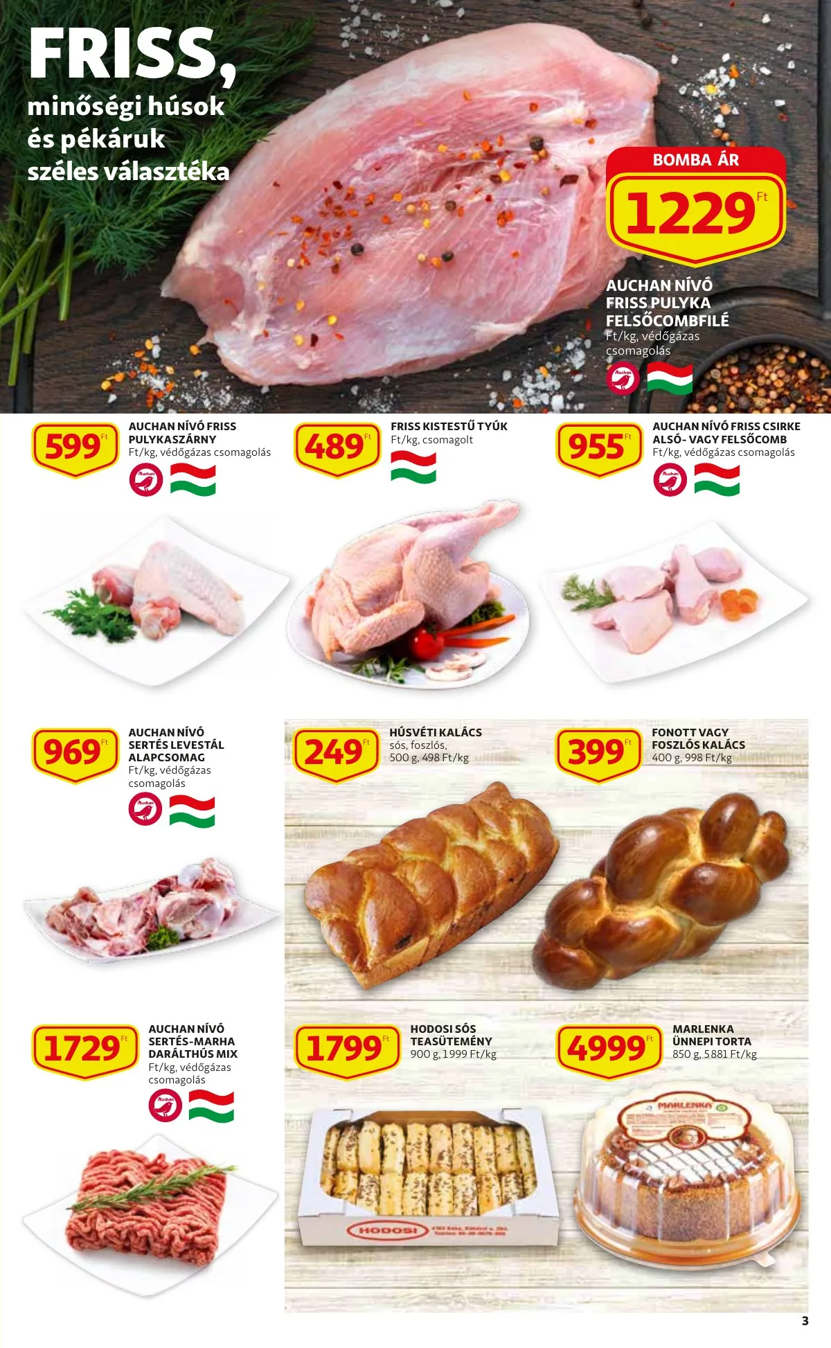 Auchan akciós újság Szupermarket 04.07–04.20 – 3. oldal