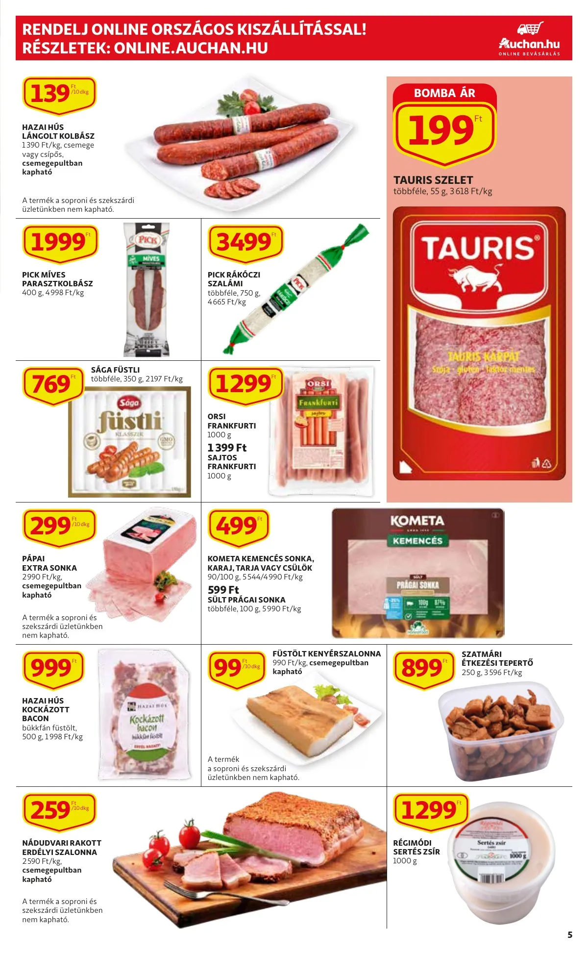Auchan akciós újság Szupermarket 04.07–04.20 – 5. oldal