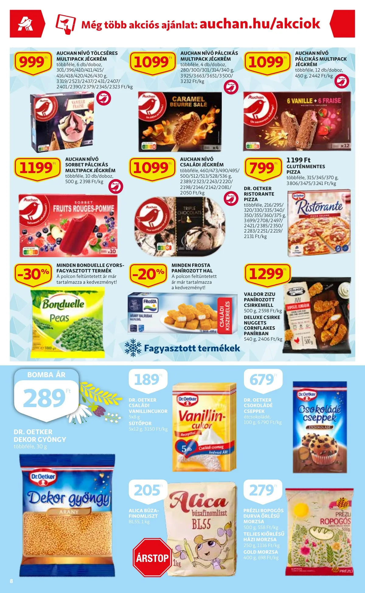 Auchan akciós újság Szupermarket 04.07–04.20 – 8. oldal