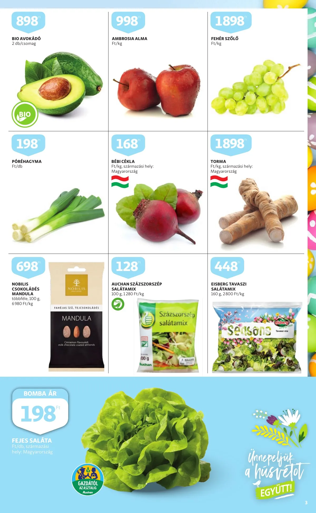 Auchan akciós újság Szupermarket 04.11–04.16 – 3. oldal
