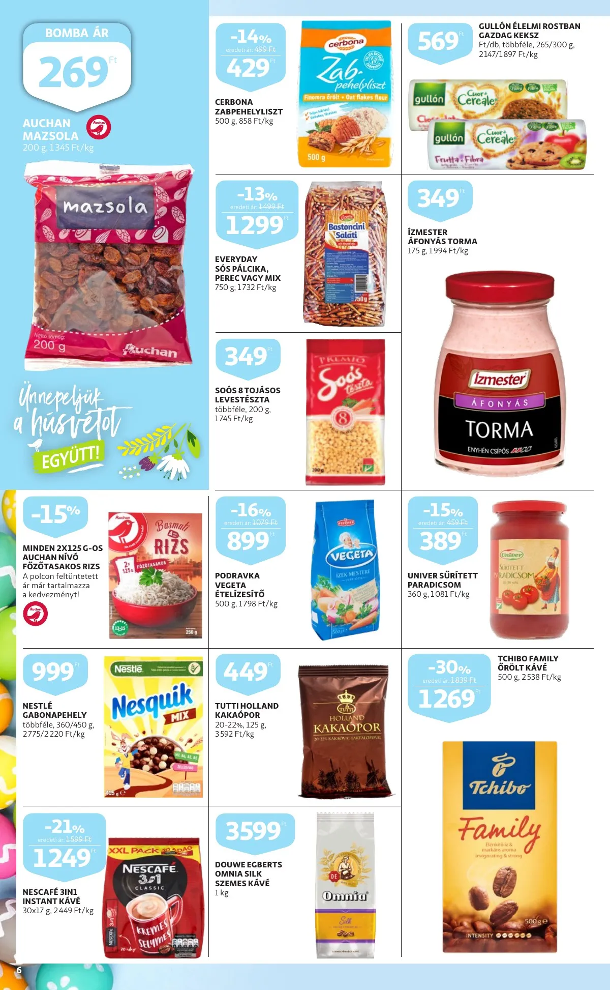 Auchan akciós újság Szupermarket 04.11–04.16 – 6. oldal