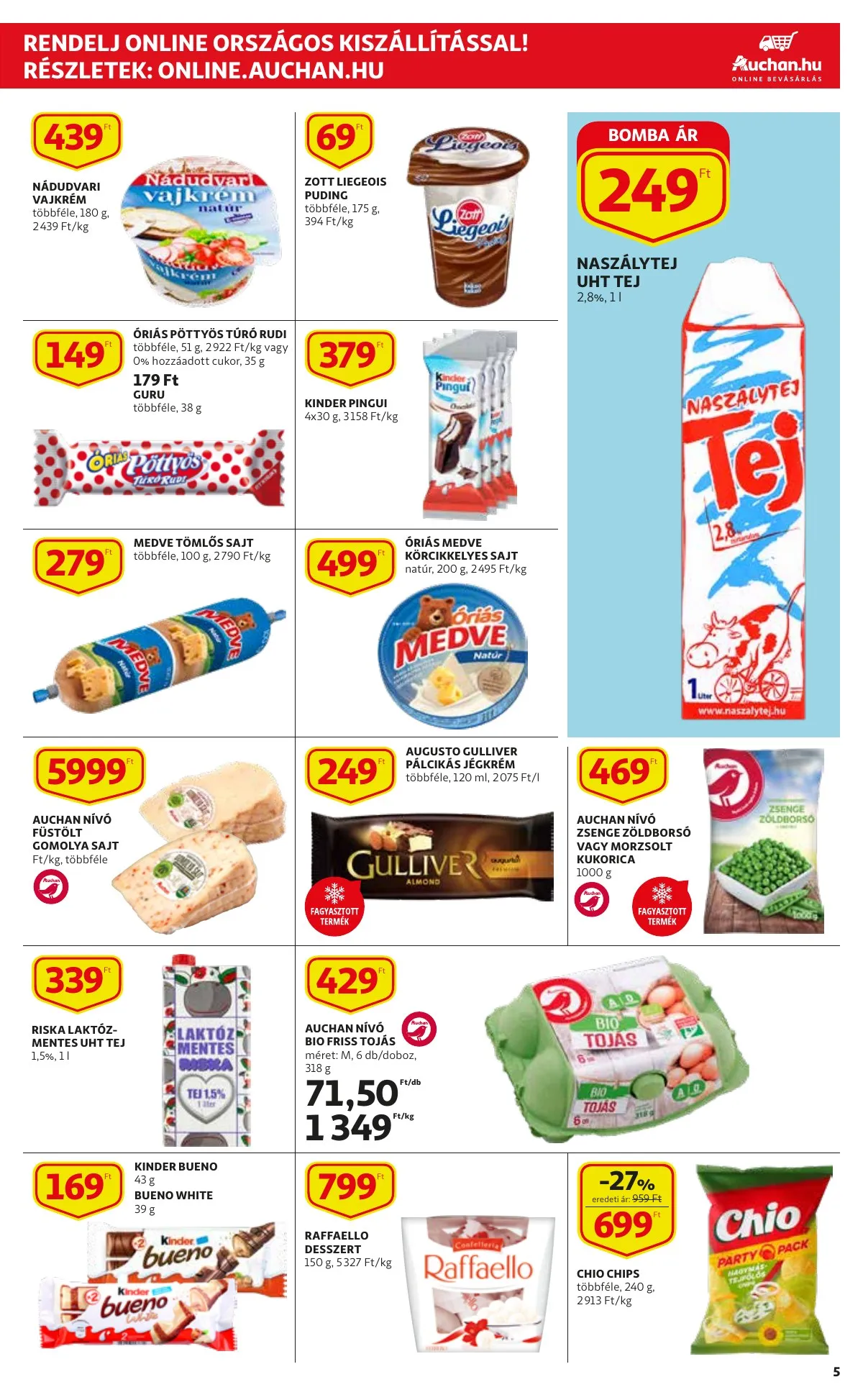 Auchan akciós újság Szupermarket 04.21–04.27 – 5. oldal