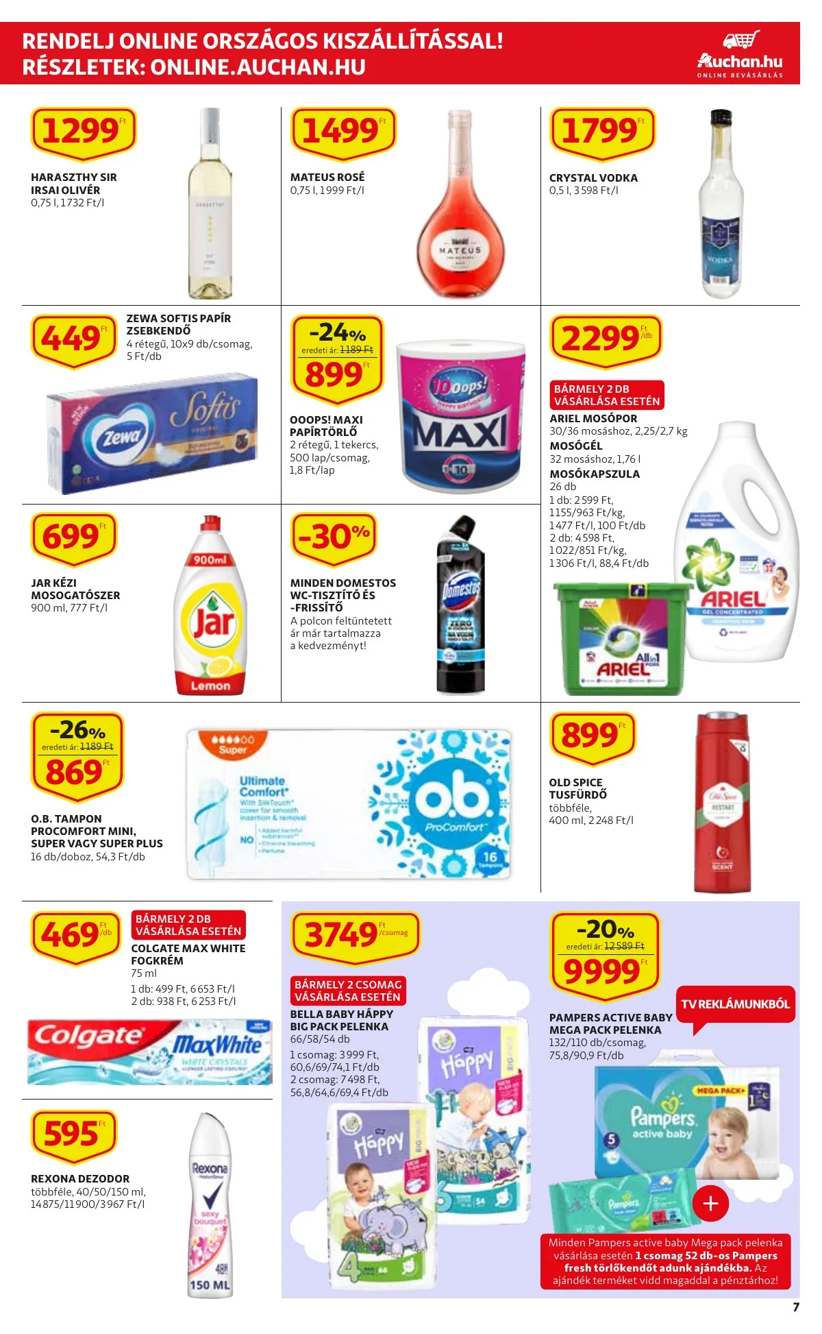 Auchan akciós újság Szupermarket 04.21–04.27 – 7. oldal