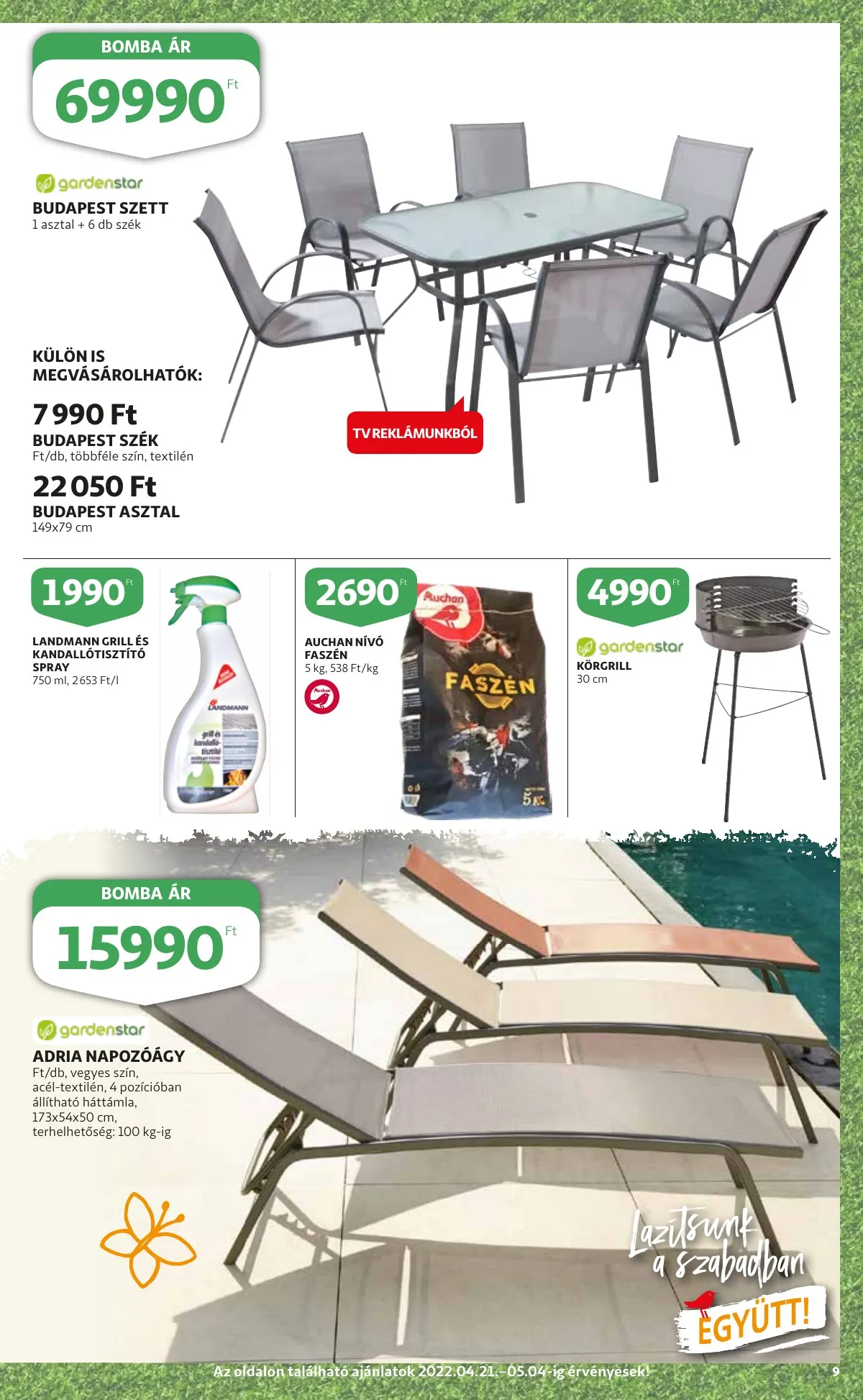 Auchan akciós újság Szupermarket 04.21–04.27 – 9. oldal