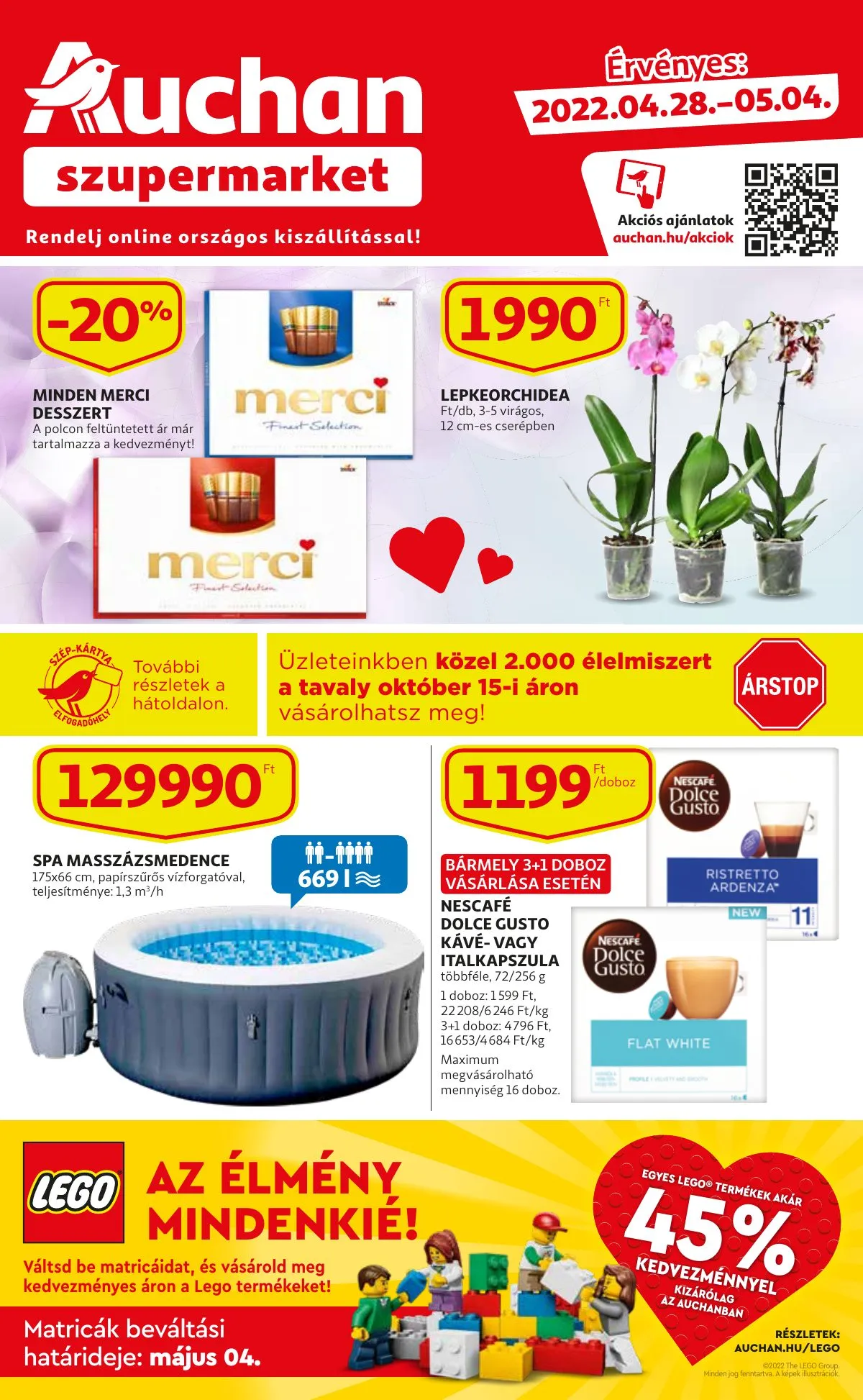 Auchan akciós újság Szupermarket 04.28–05.04