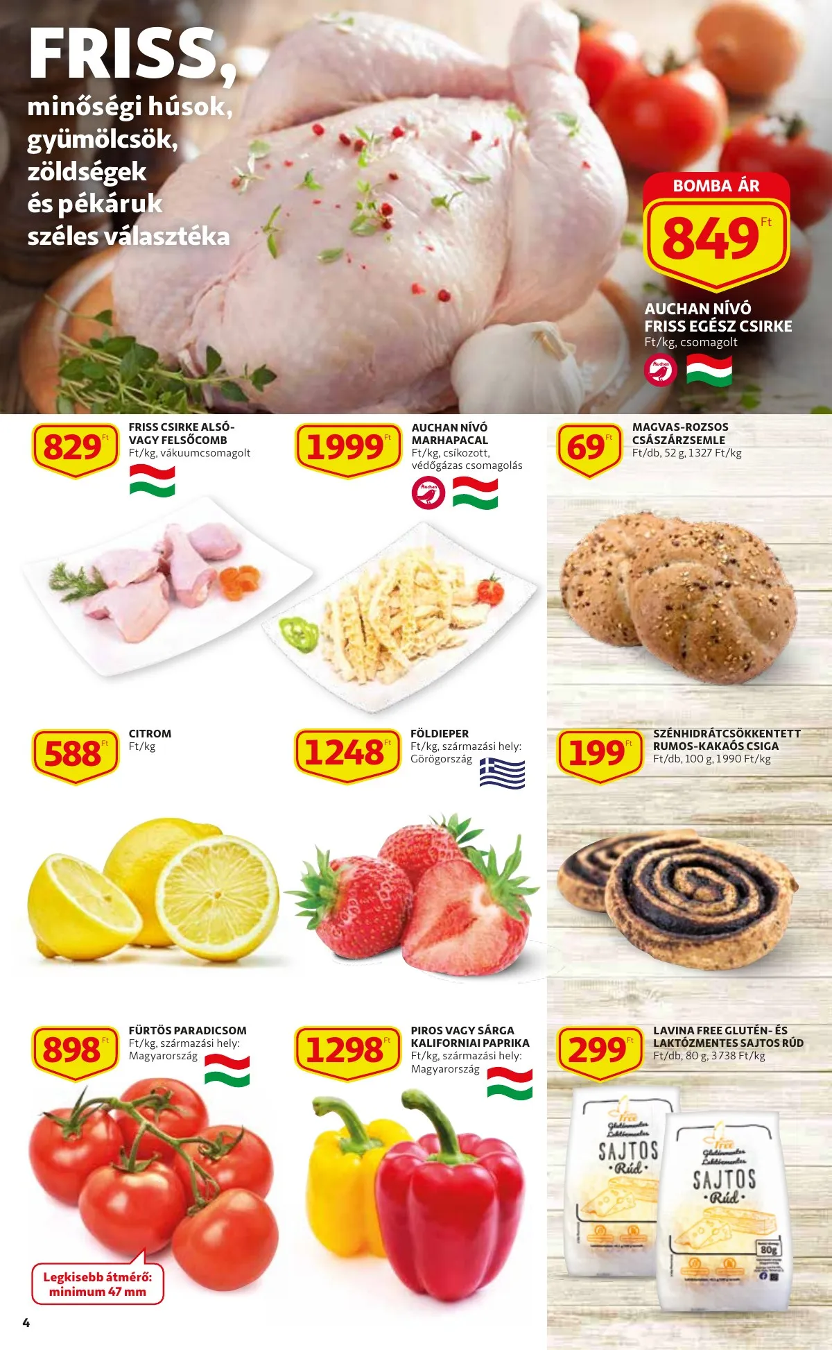 Auchan akciós újság Szupermarket 04.28–05.04 – 4. oldal