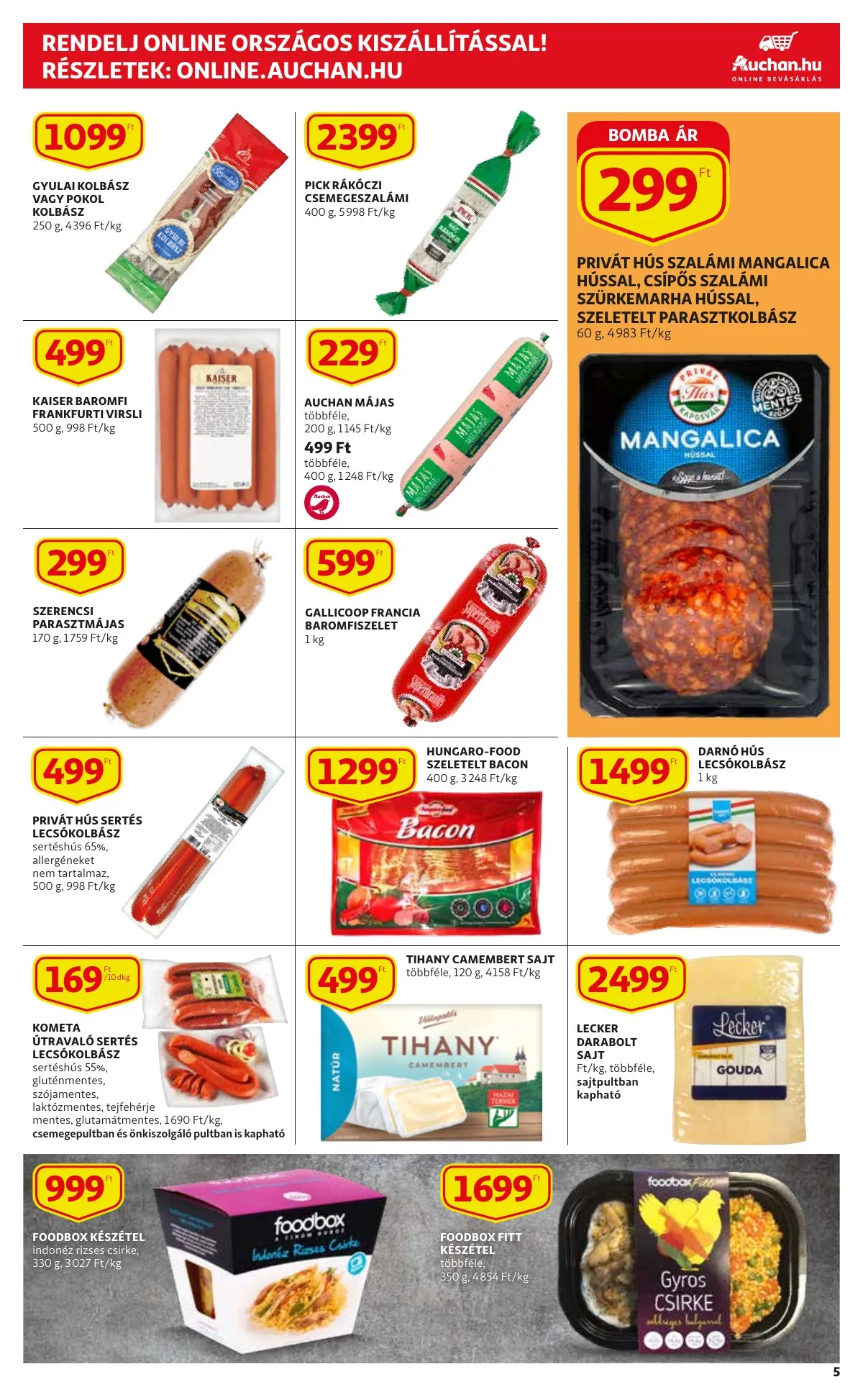 Auchan akciós újság Szupermarket 04.28–05.04 – 5. oldal