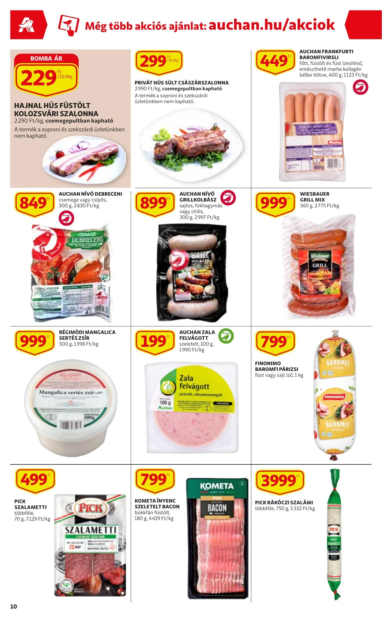 Auchan akciós újság Szupermarket 05.05–05.11 – 10. oldal