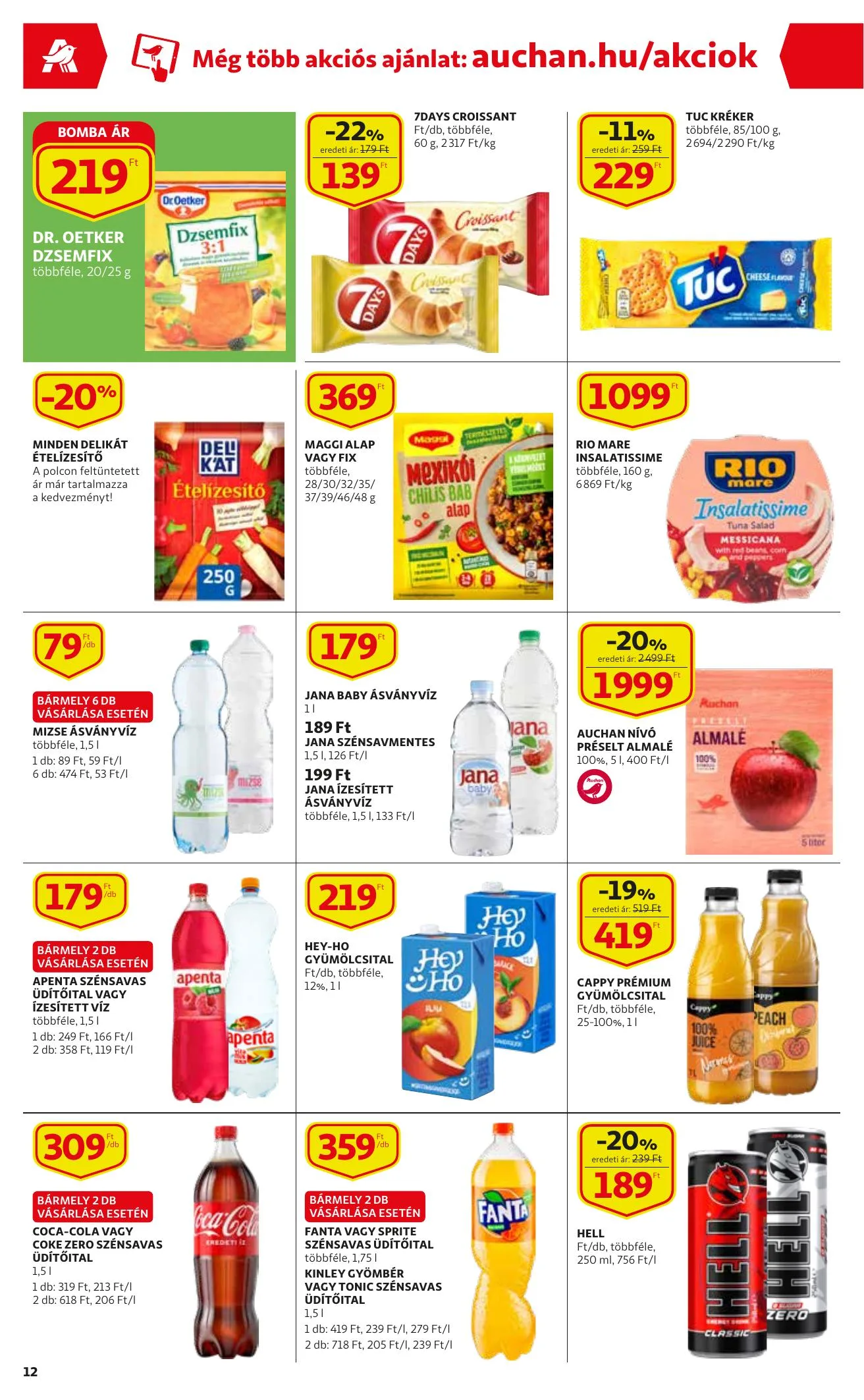 Auchan akciós újság Szupermarket 05.05–05.11 – 12. oldal