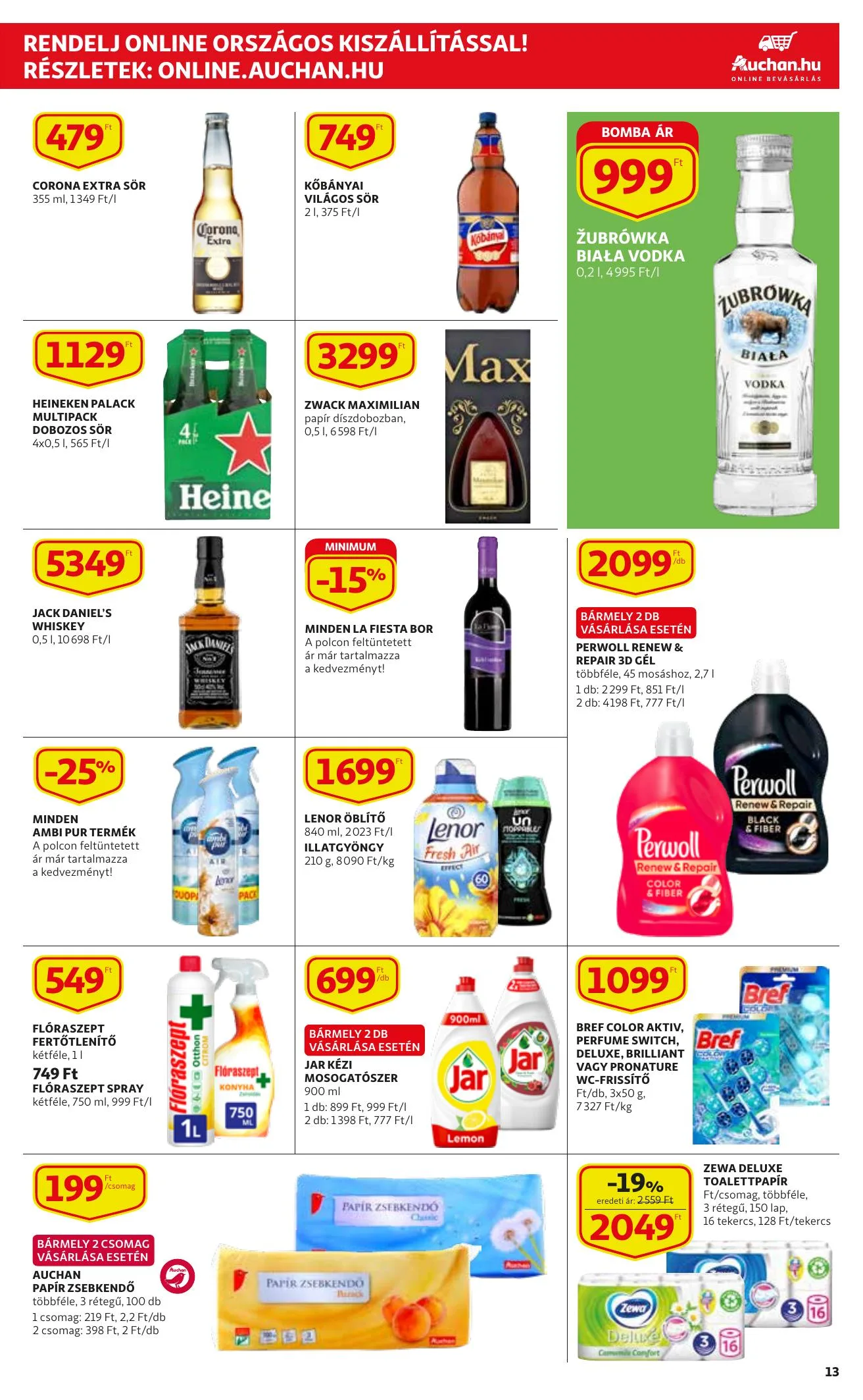 Auchan akciós újság Szupermarket 05.05–05.11 – 13. oldal