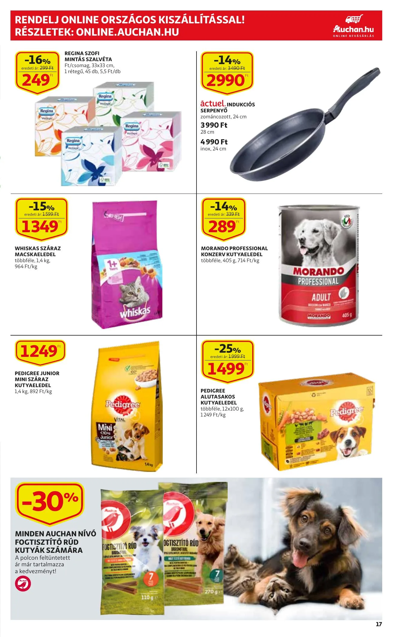 Auchan akciós újság Szupermarket 05.05–05.11 – 17. oldal