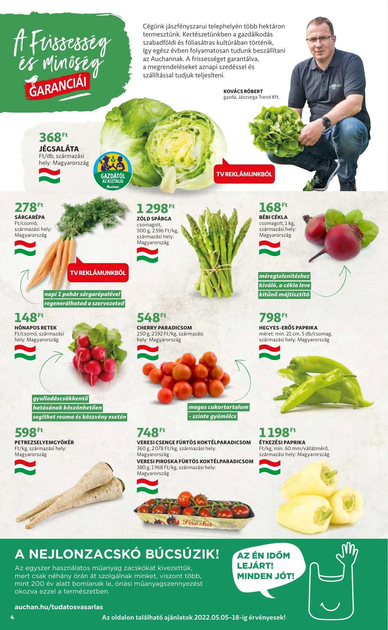 Auchan akciós újság Szupermarket 05.05–05.11 – 4. oldal