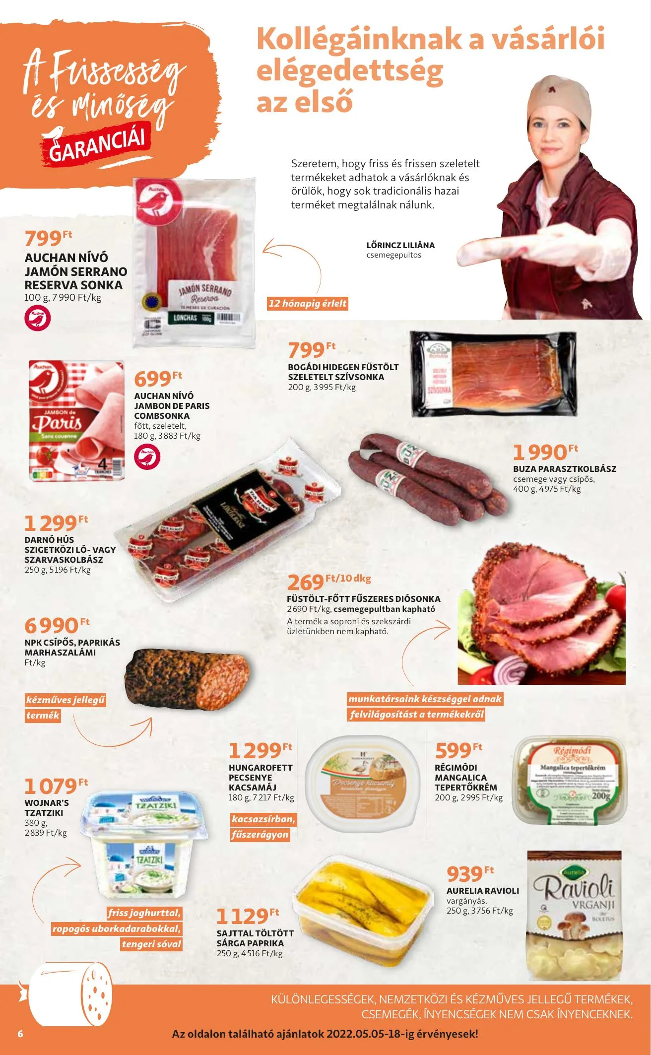 Auchan akciós újság Szupermarket 05.05–05.11 – 6. oldal