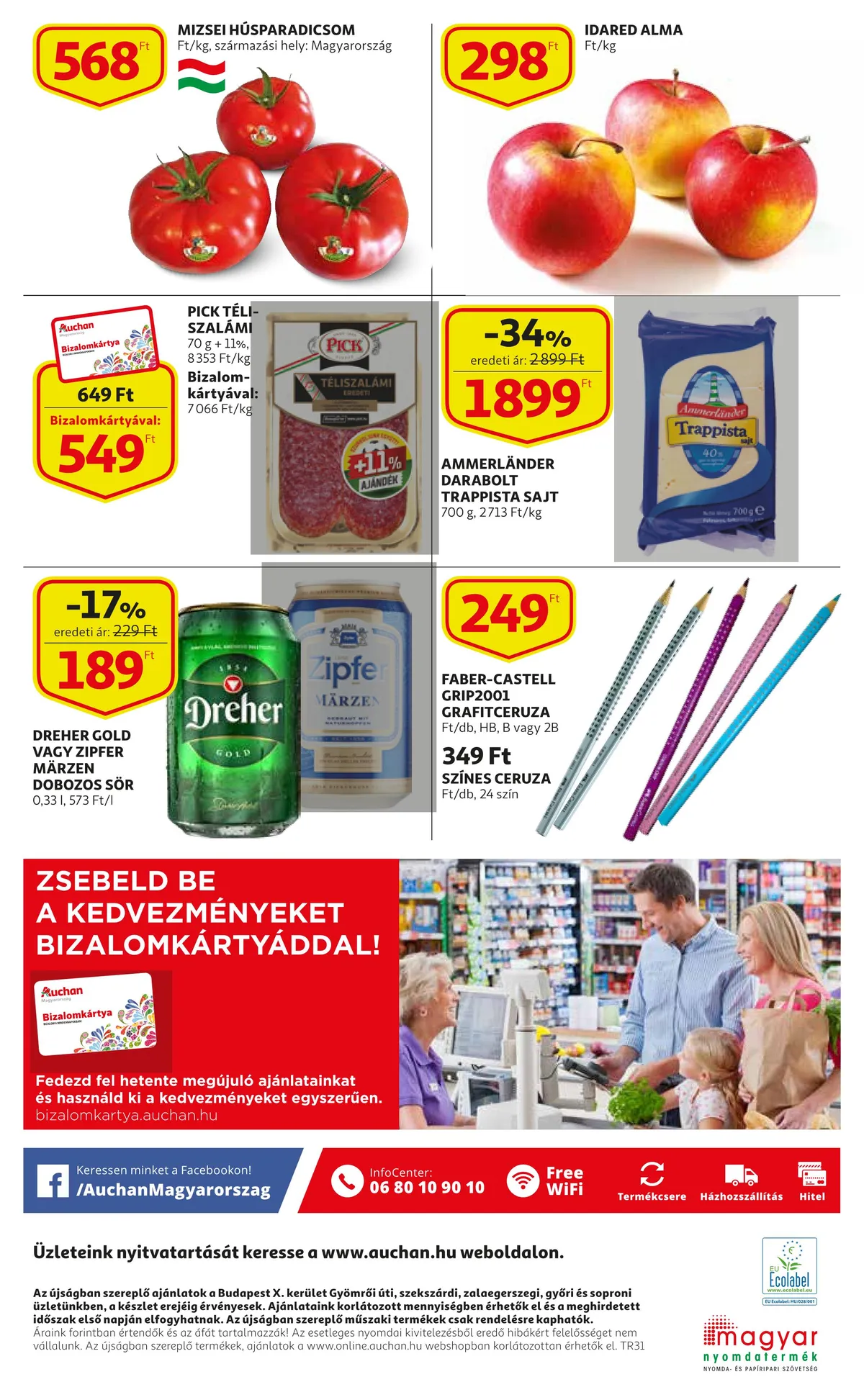 Auchan akciós újság Szupermarket 08.14–08.10 – 12. oldal
