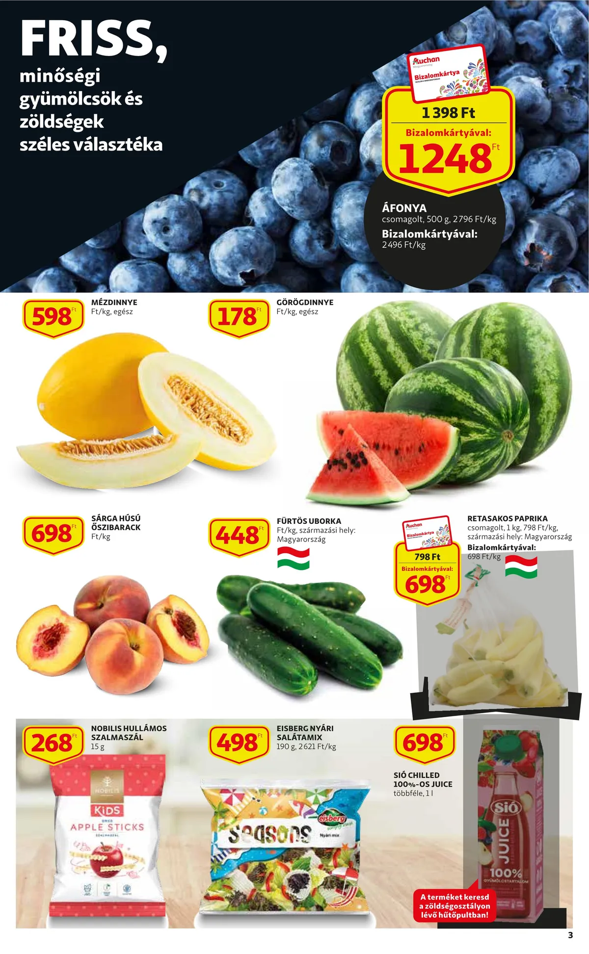 Auchan akciós újság Szupermarket 08.14–08.10 – 3. oldal