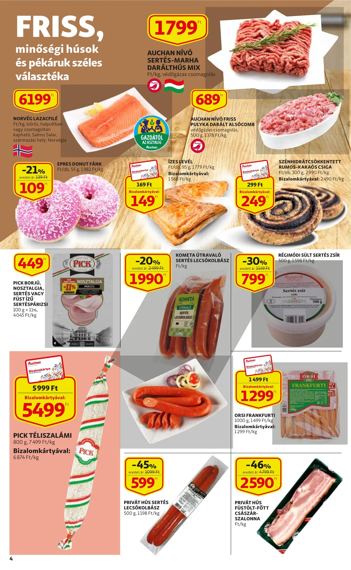 Auchan akciós újság Szupermarket 08.14–08.10 – 4. oldal