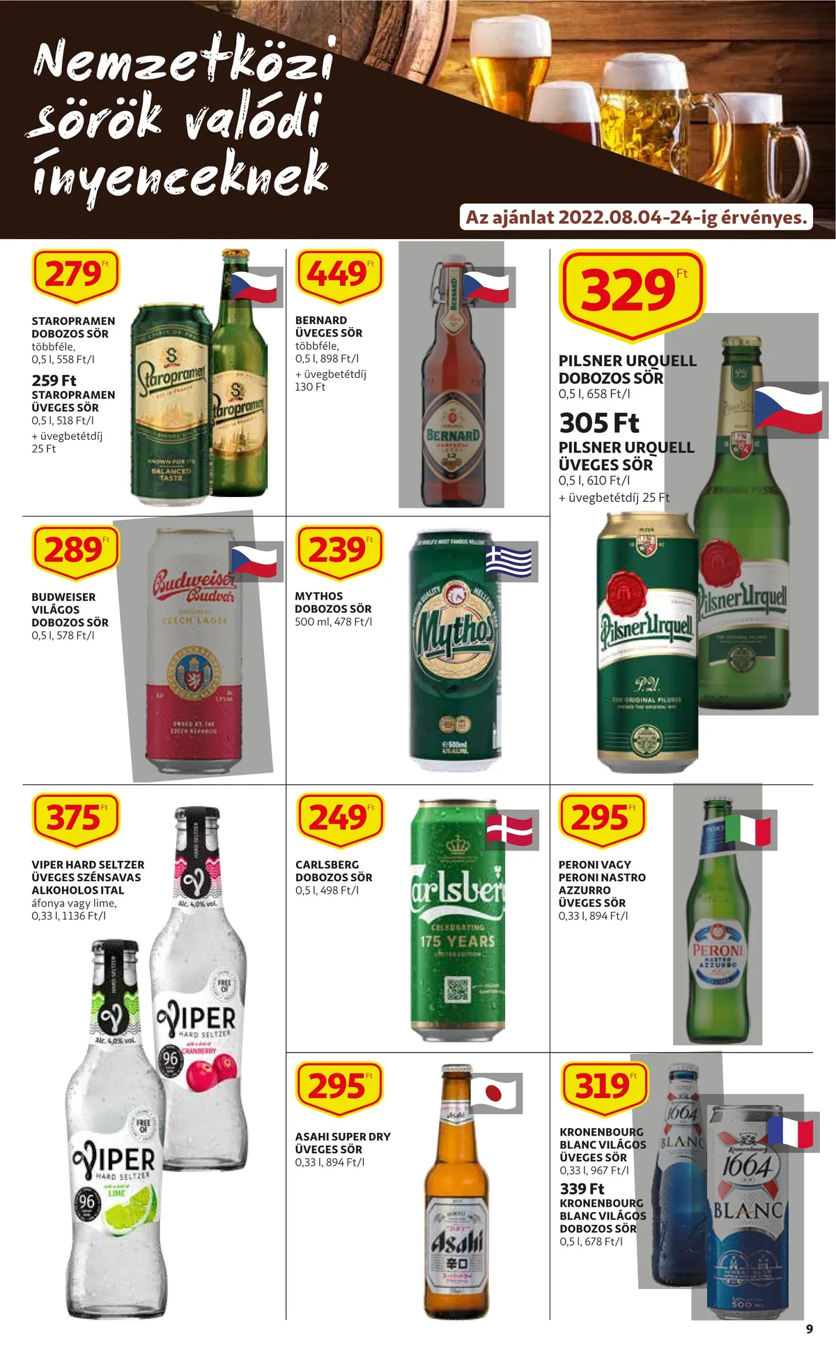 Auchan akciós újság Szupermarket 08.14–08.10 – 9. oldal
