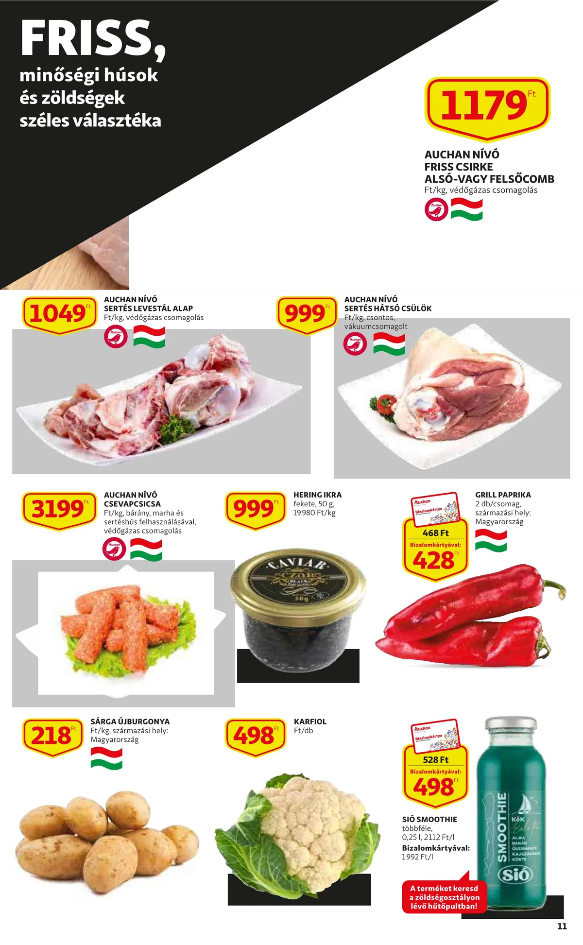 Auchan akciós újság Szupermarket 08.18–08.24 – 11. oldal