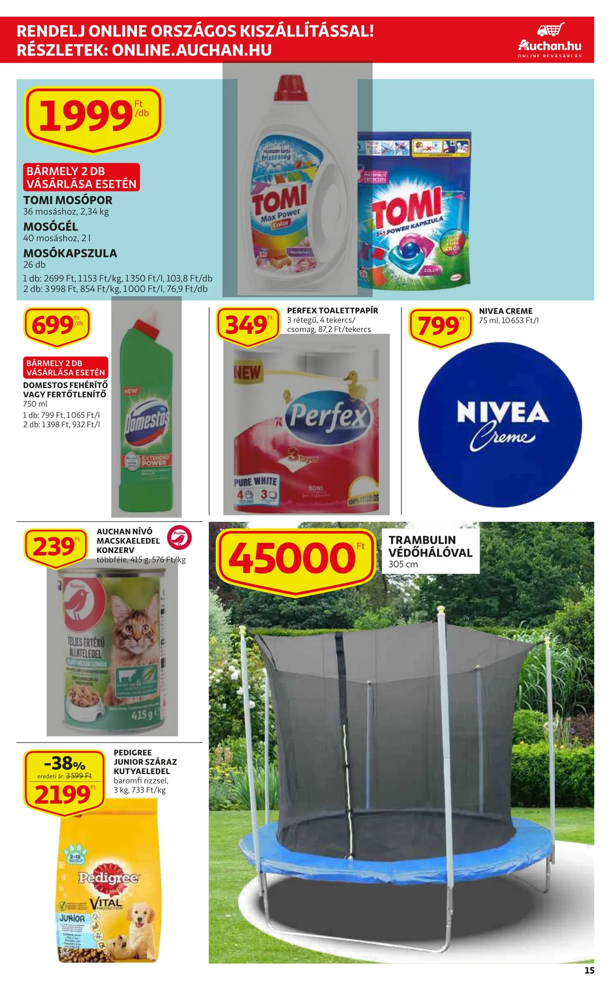 Auchan akciós újság Szupermarket 08.18–08.24 – 15. oldal