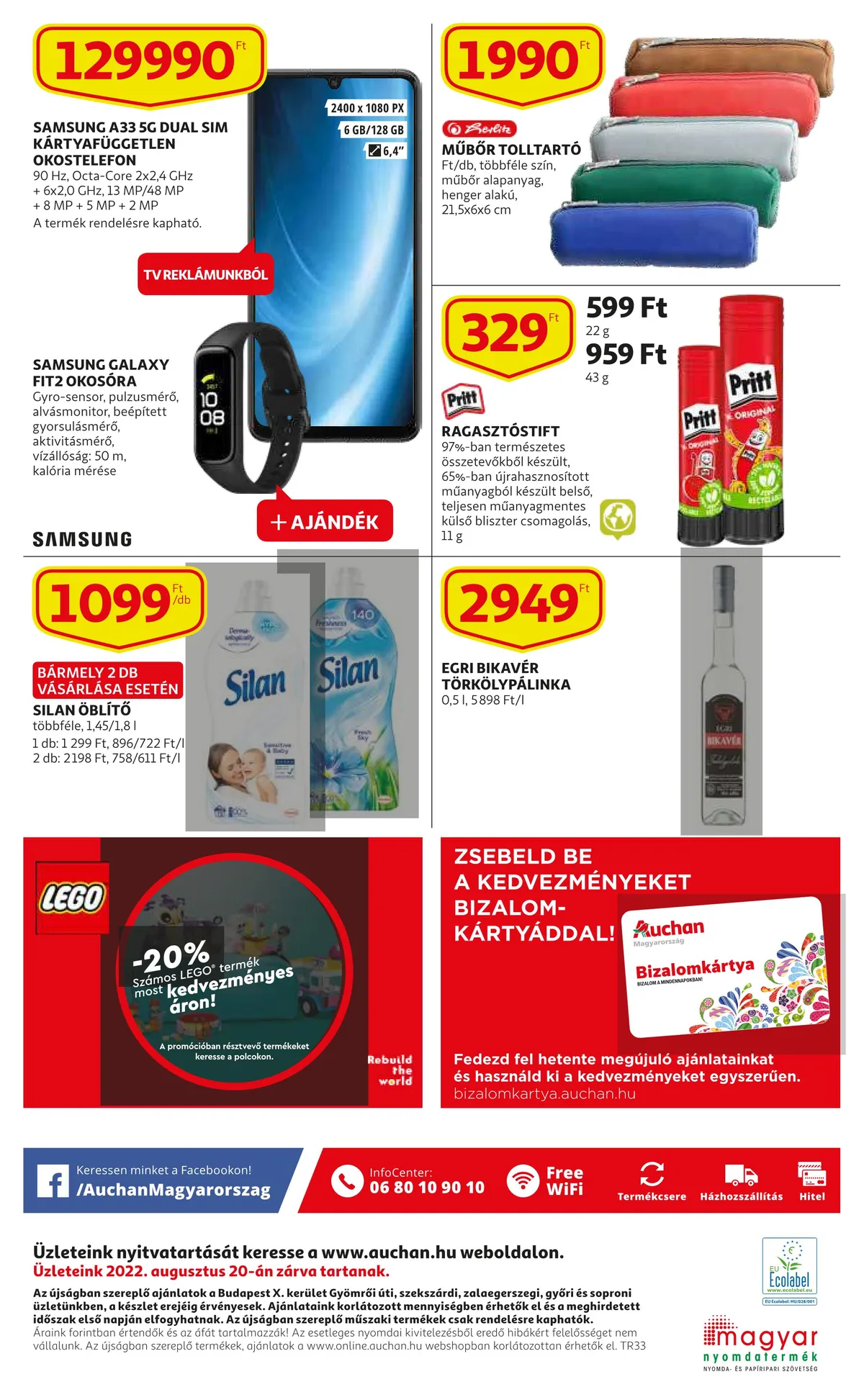 Auchan akciós újság Szupermarket 08.18–08.24 – 16. oldal