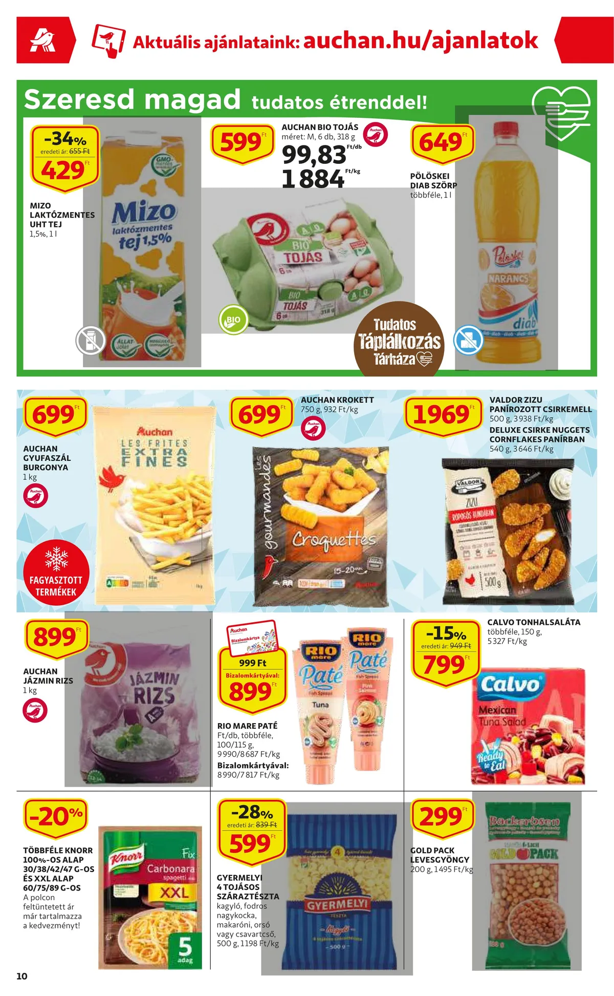 Auchan akciós újság Szupermarket 09.29–10.05 – 10. oldal