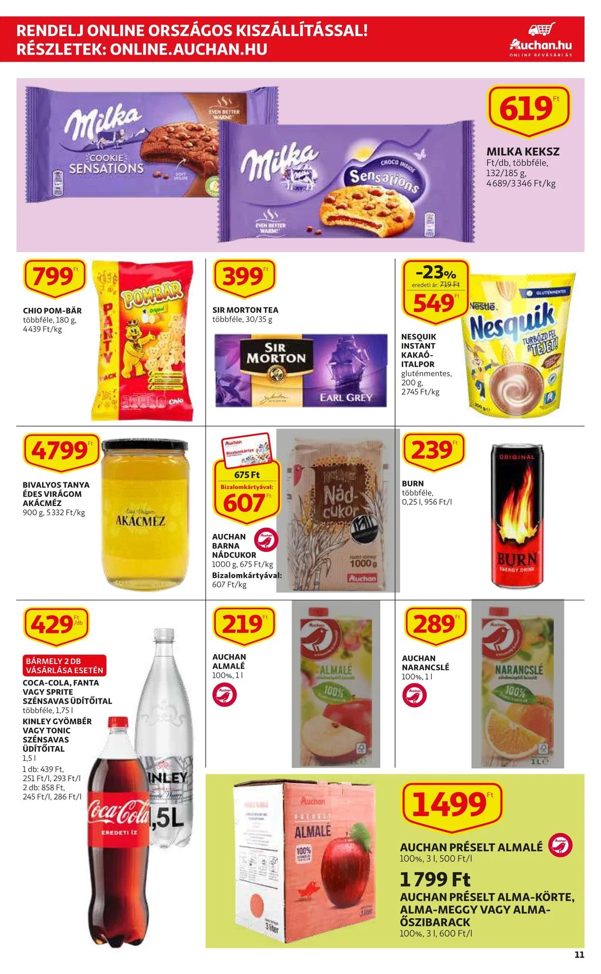 Auchan akciós újság Szupermarket 09.29–10.05 – 11. oldal