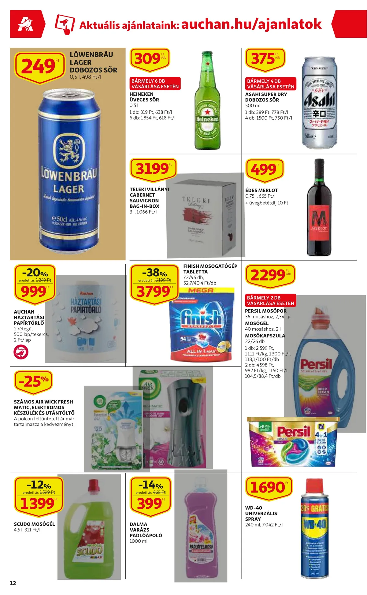 Auchan akciós újság Szupermarket 09.29–10.05 – 12. oldal