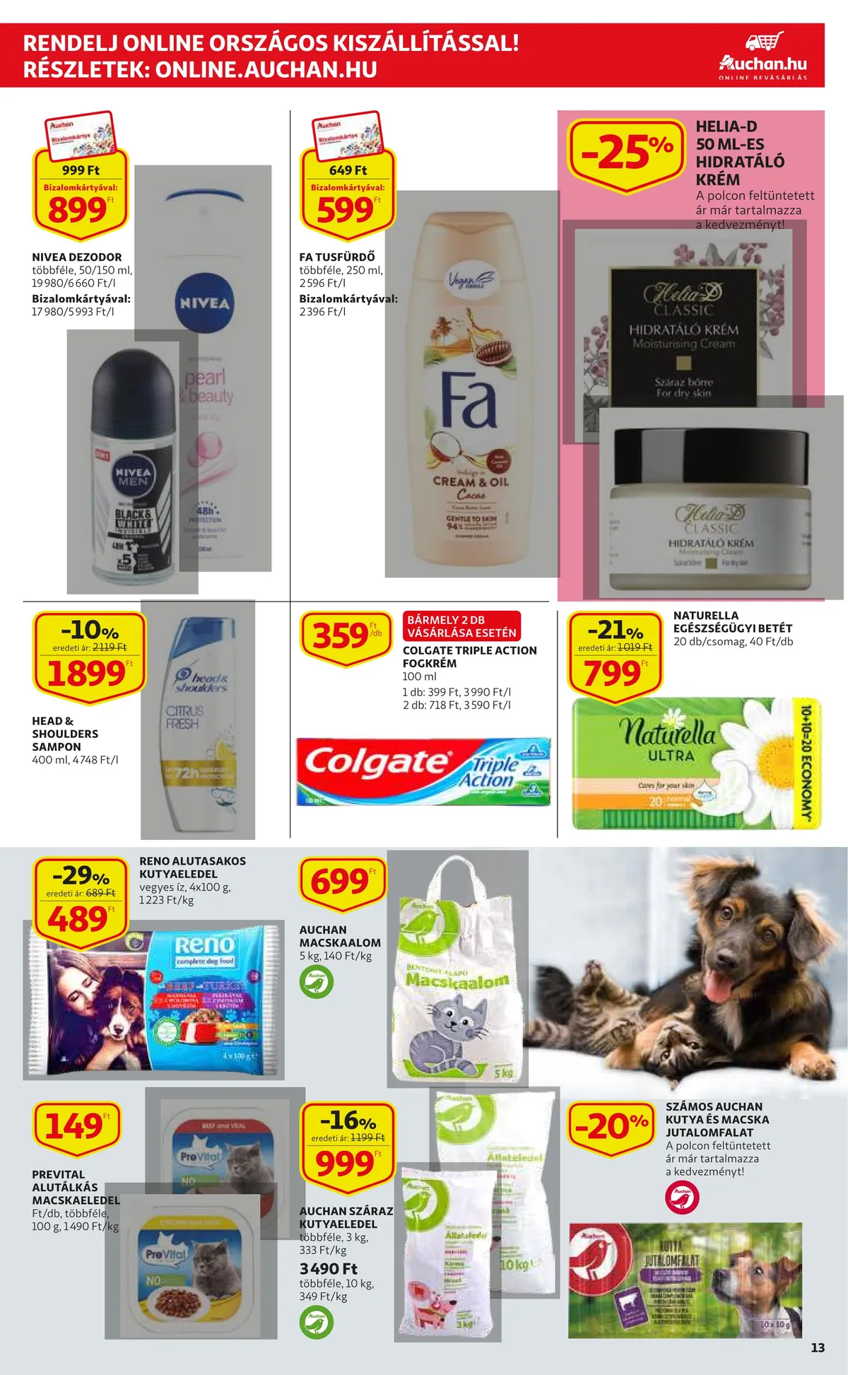 Auchan akciós újság Szupermarket 09.29–10.05 – 13. oldal