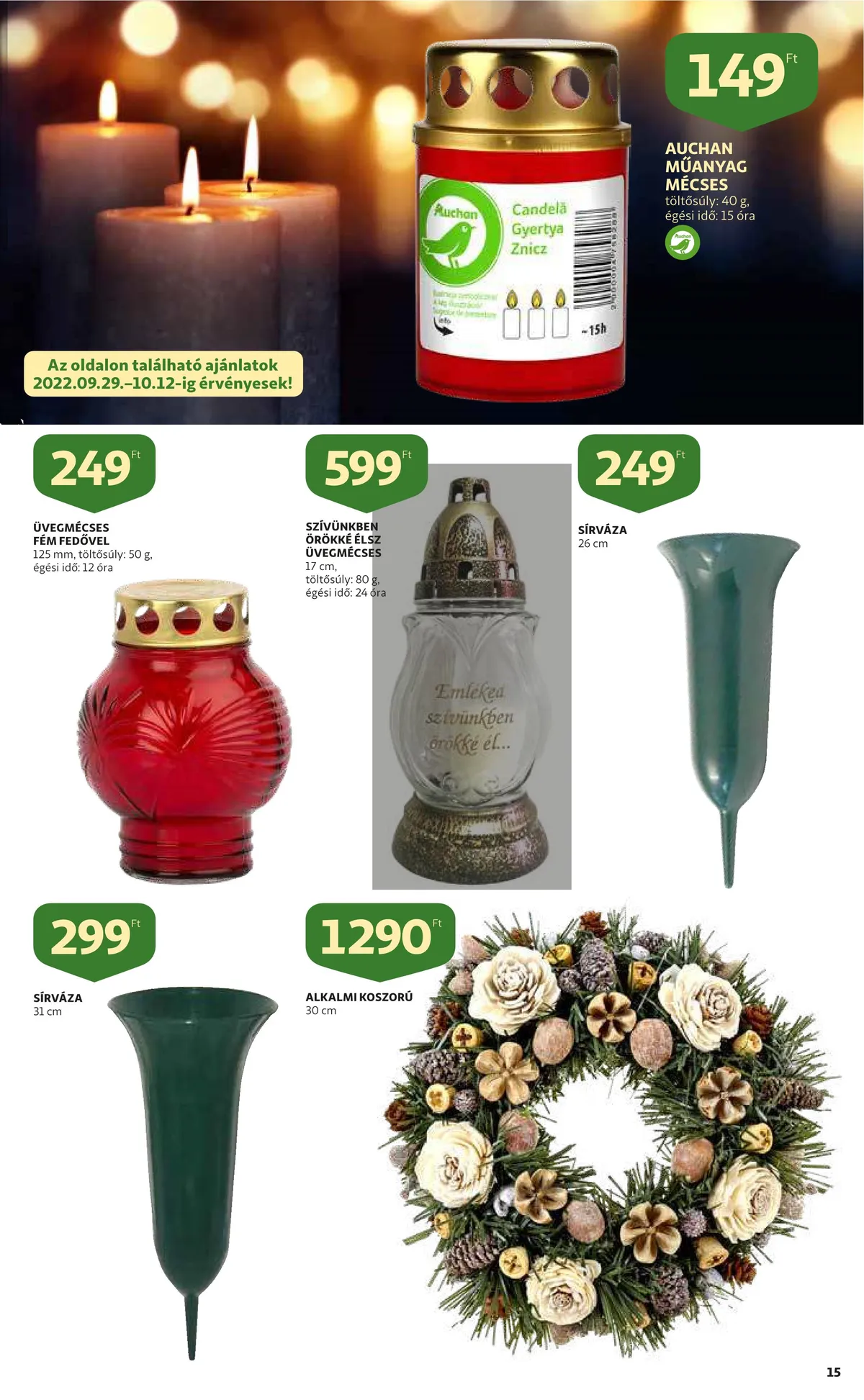 Auchan akciós újság Szupermarket 09.29–10.05 – 15. oldal