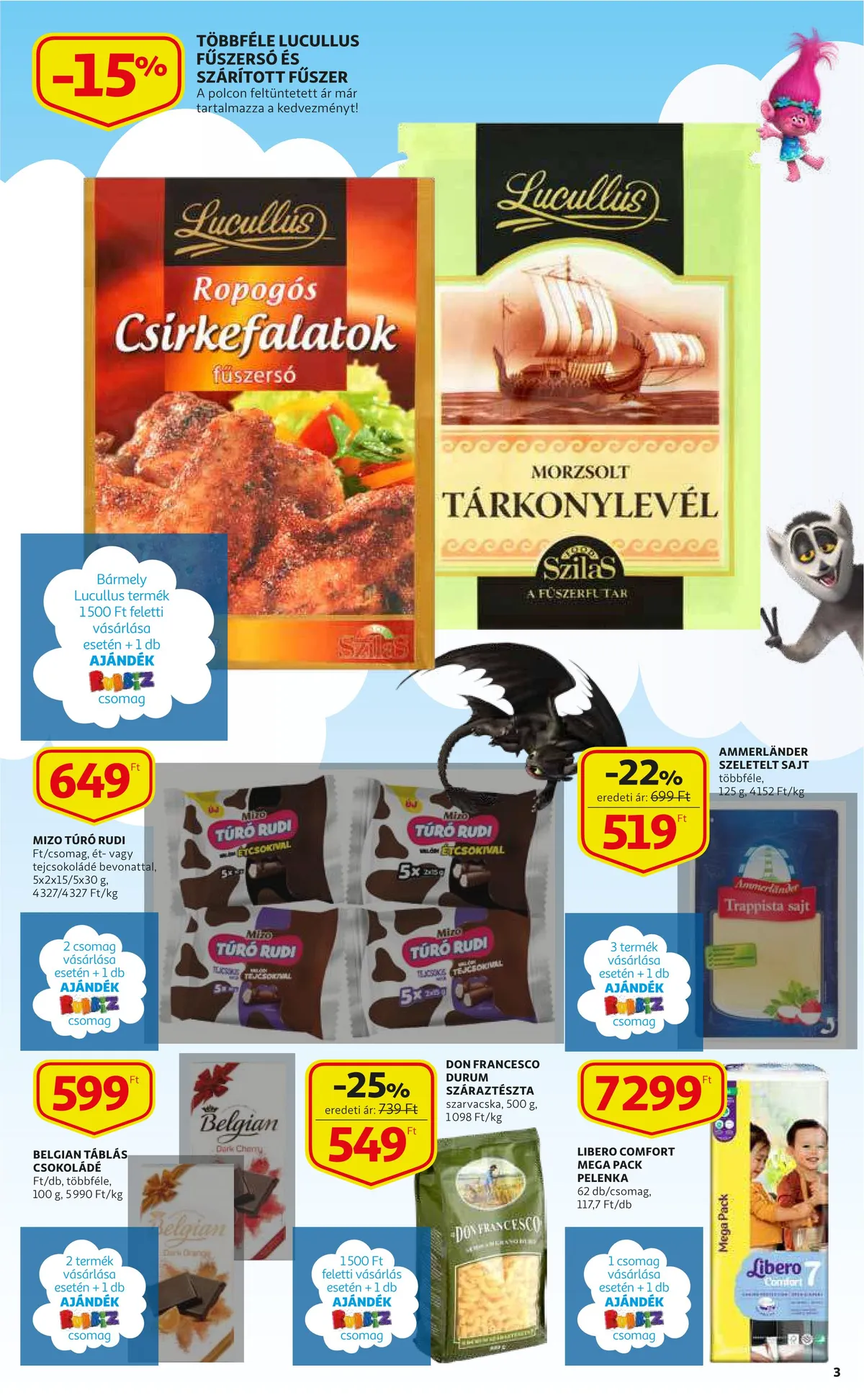 Auchan akciós újság Szupermarket 09.29–10.05 – 3. oldal