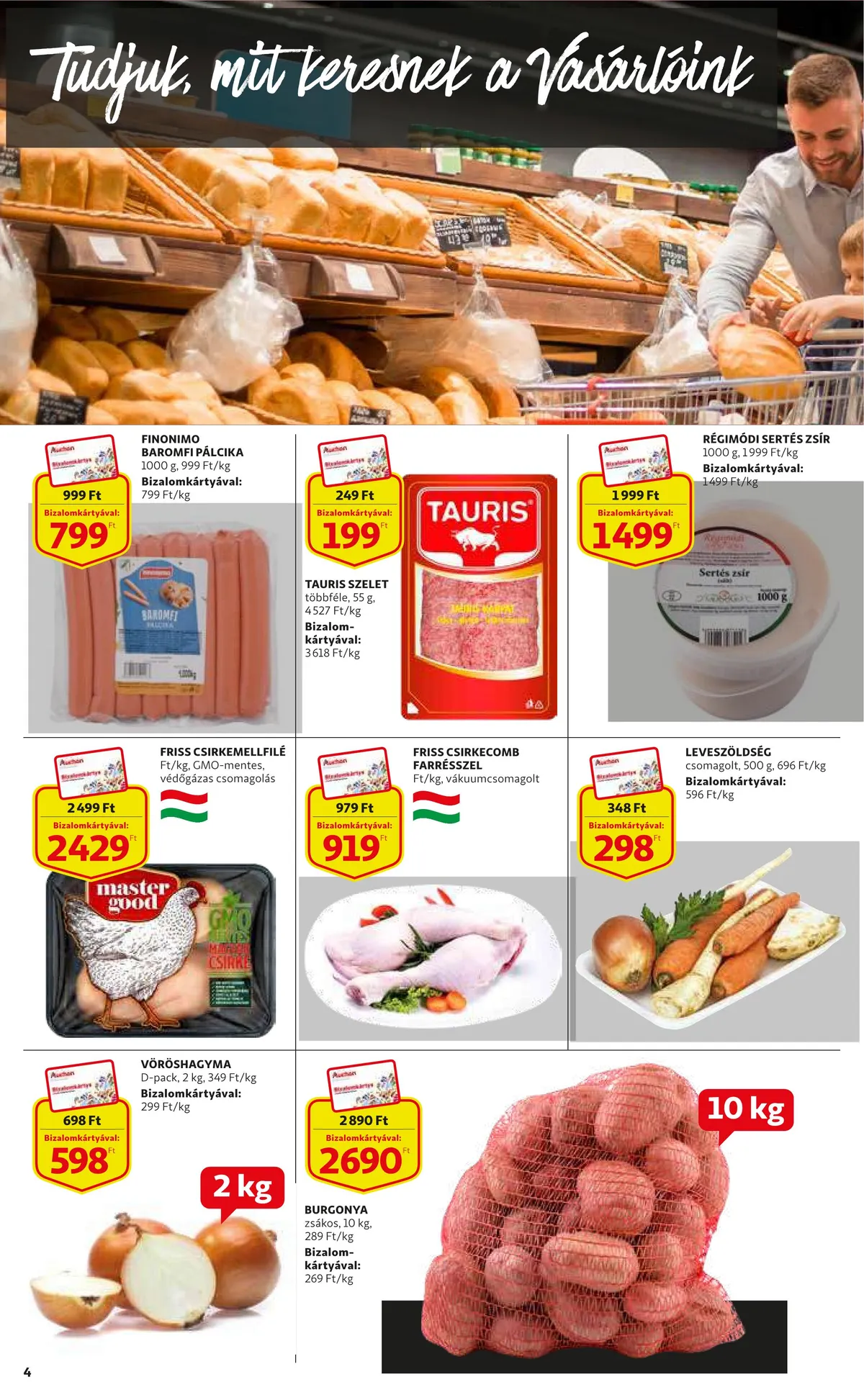Auchan akciós újság Szupermarket 09.29–10.05 – 4. oldal