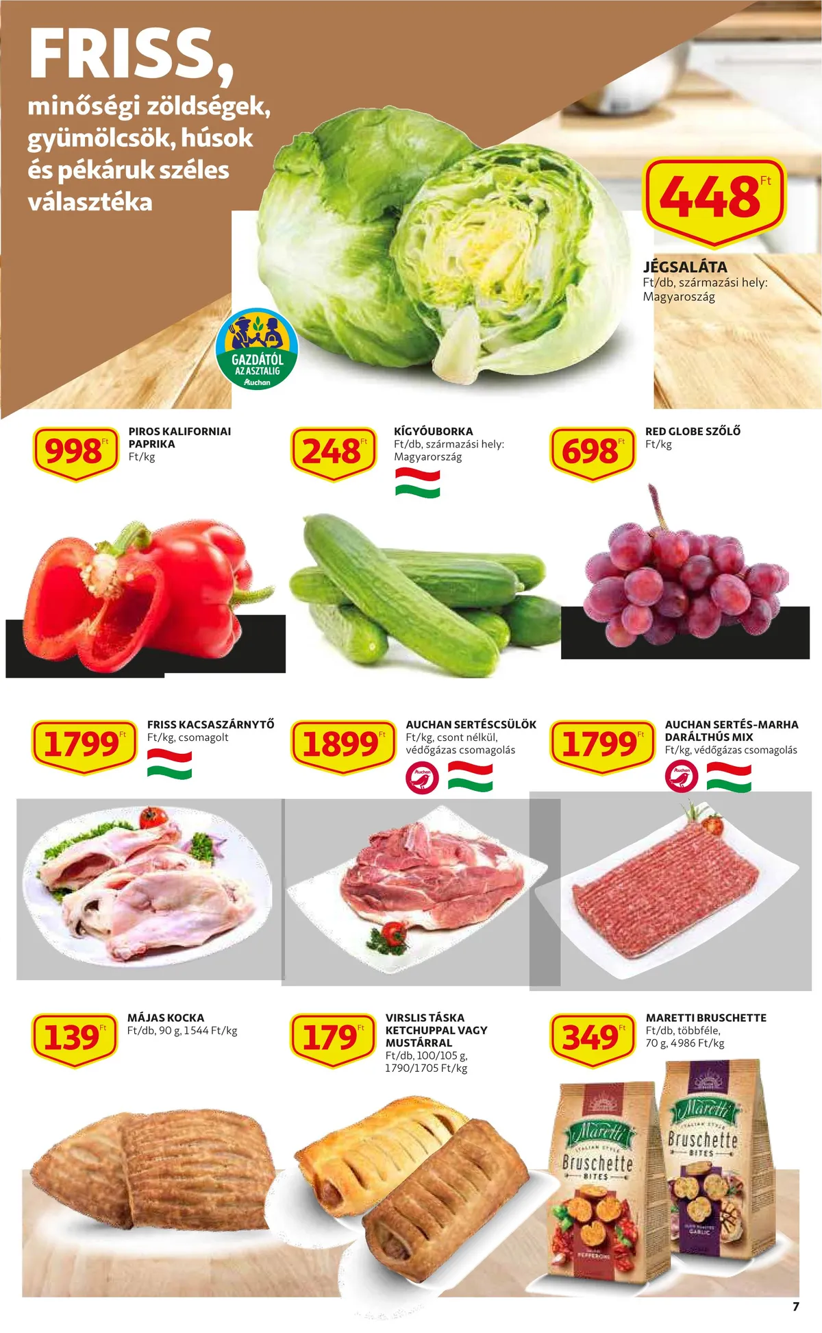 Auchan akciós újság Szupermarket 09.29–10.05 – 7. oldal