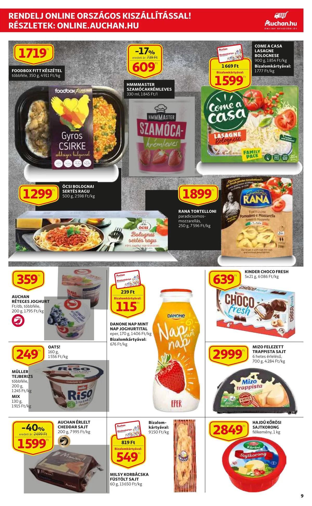 Auchan akciós újság Szupermarket 09.29–10.05 – 9. oldal