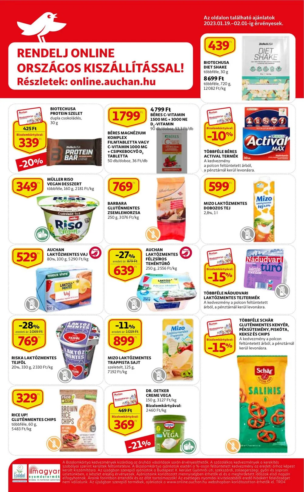 Auchan akciós újság Szupermarket 01.19–01.25 – 4. oldal