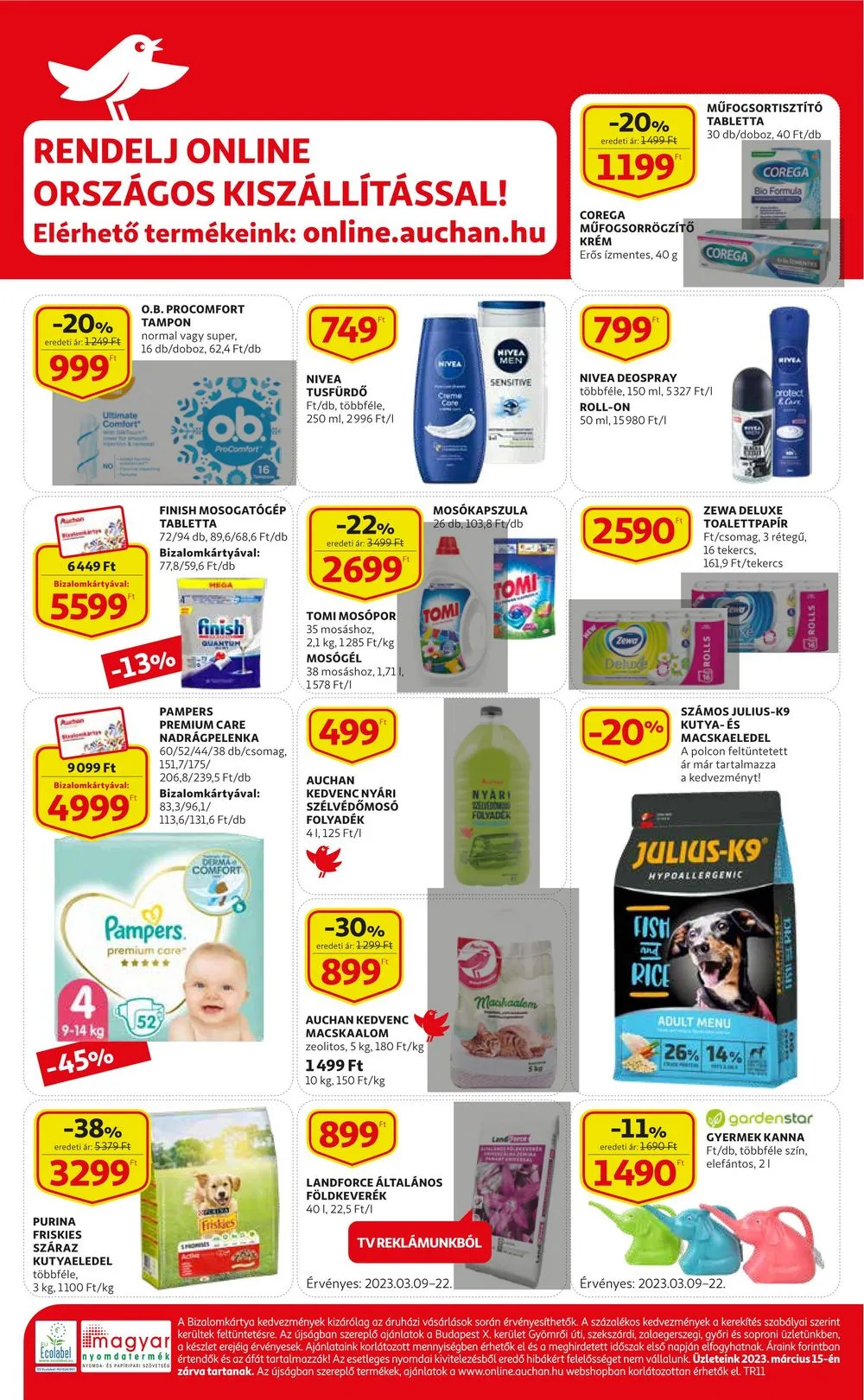 Auchan akciós újság Szupermarket 03.09–03.14 – 4. oldal