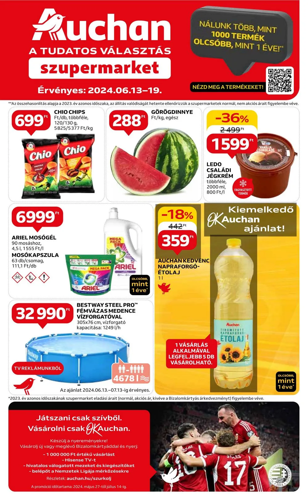 Auchan akciós újság Szupermarket 06.13–06.19
