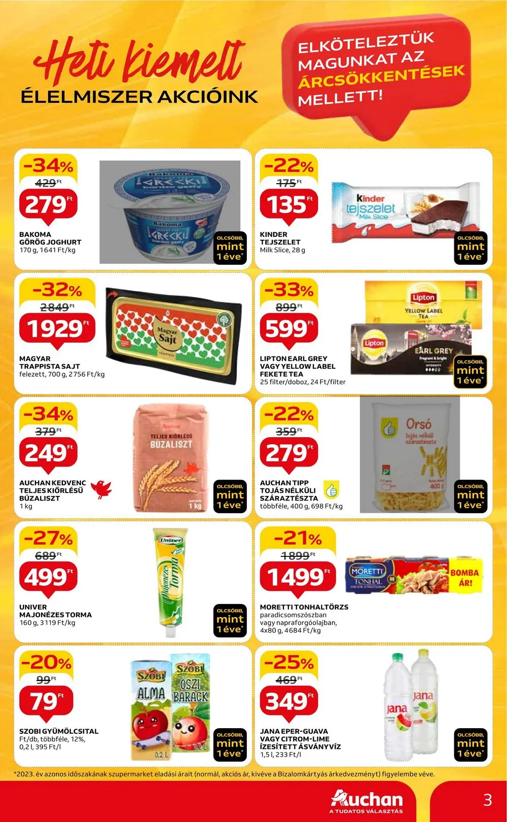 Auchan akciós újság Szupermarket 06.13–06.19 – 3. oldal