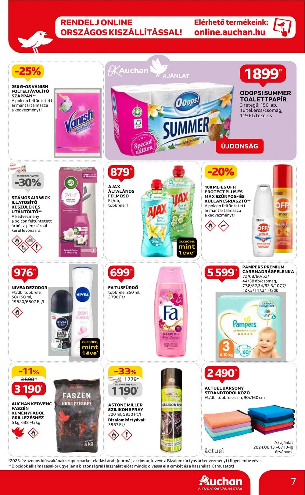 Auchan akciós újság Szupermarket 06.13–06.19 – 7. oldal