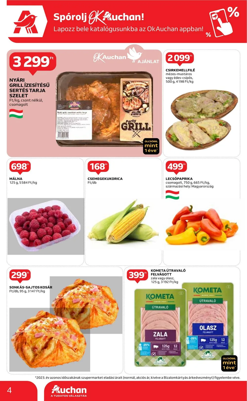 Auchan akciós újság Szupermarket 08.08–08.14 – 4. oldal