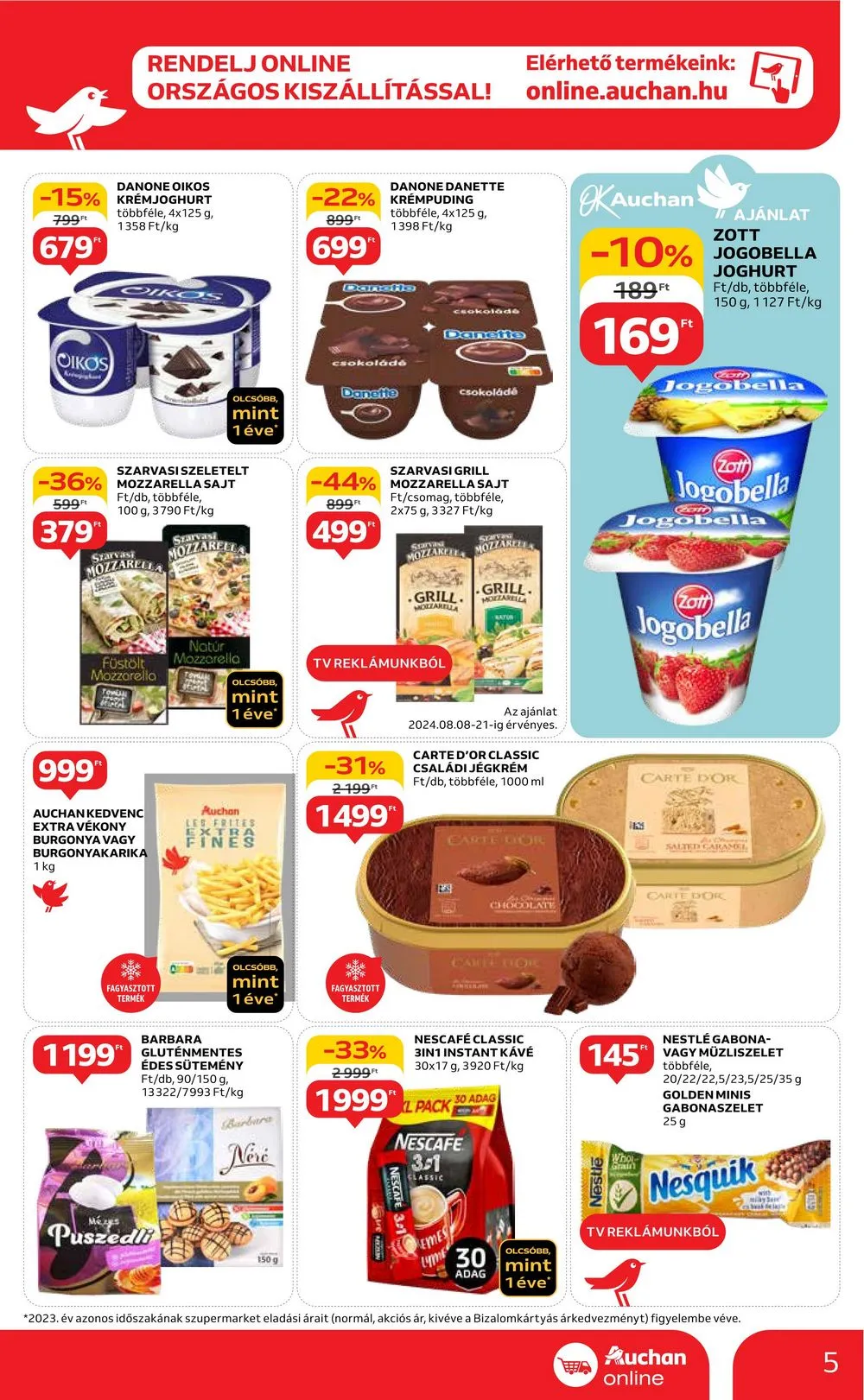Auchan akciós újság Szupermarket 08.08–08.14 – 5. oldal