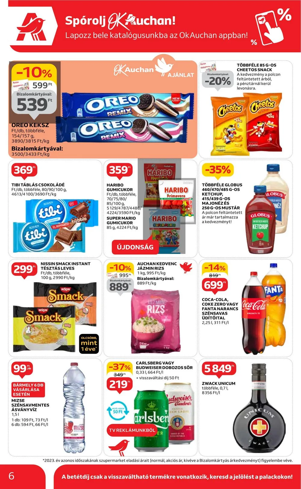 Auchan akciós újság Szupermarket 08.08–08.14 – 6. oldal