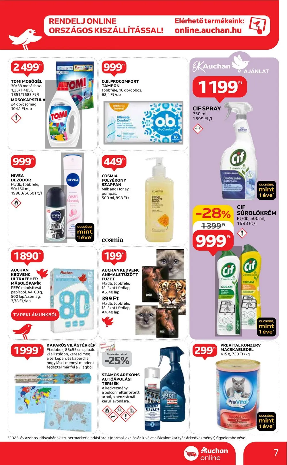 Auchan akciós újság Szupermarket 08.08–08.14 – 7. oldal