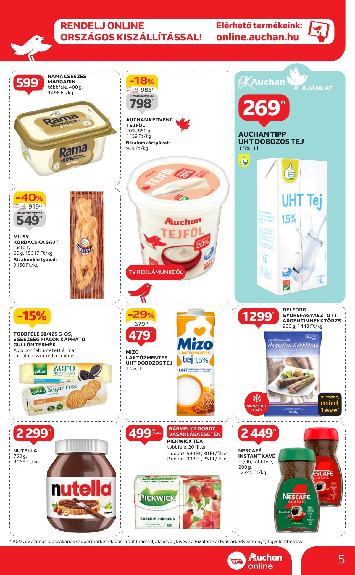 Auchan akciós újság Szupermarket 09.12–09.18 – 5. oldal