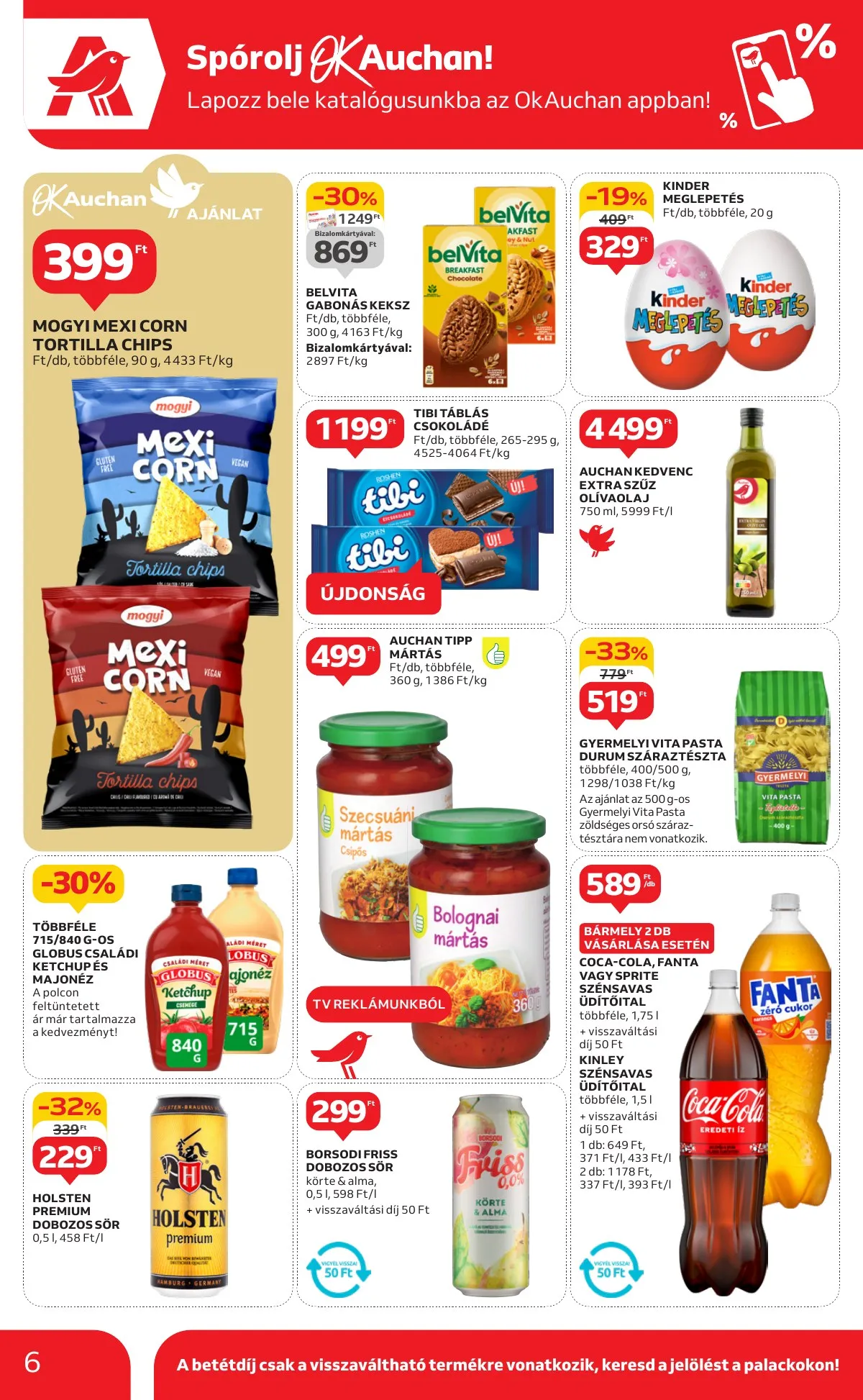Auchan akciós újság Szupermarket 09.12–09.18 – 6. oldal