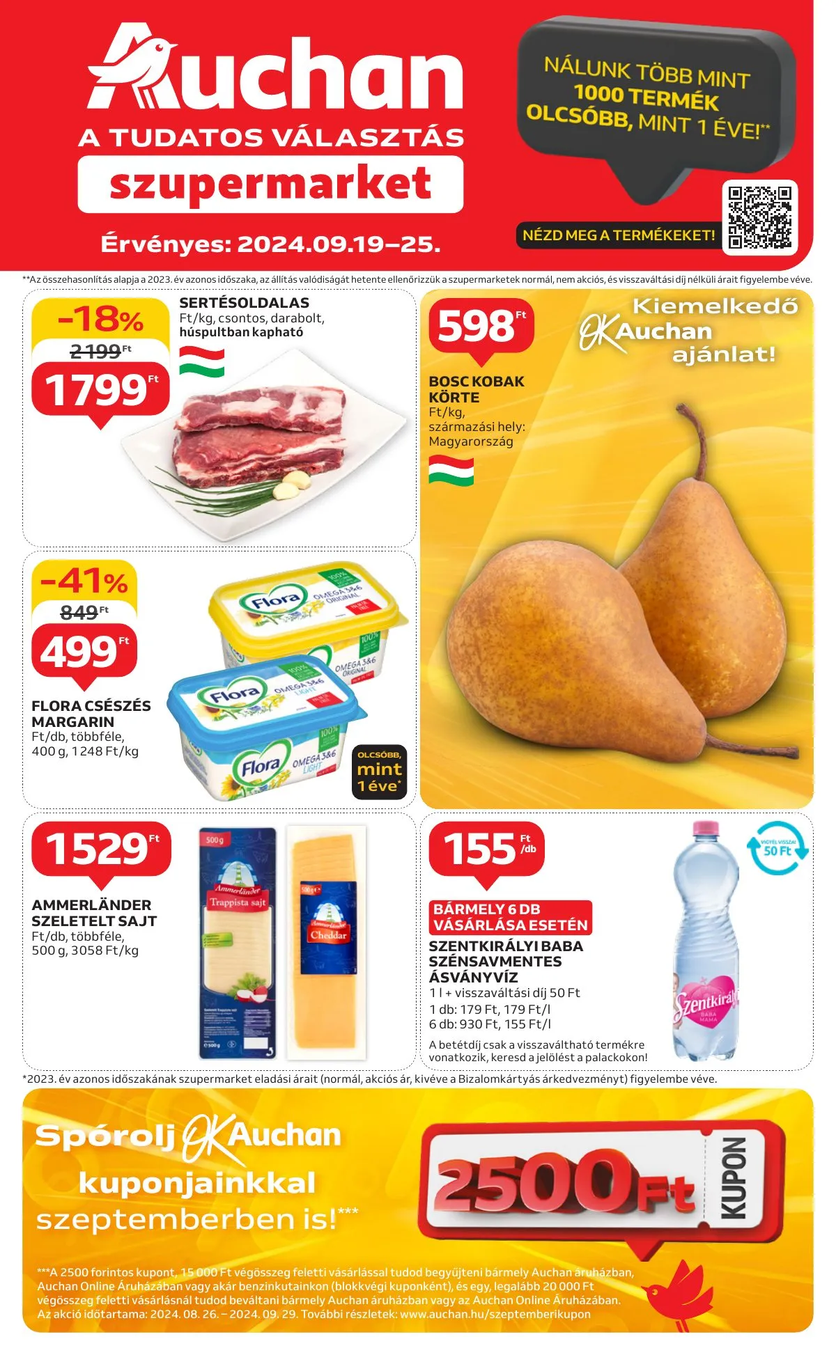 Auchan akciós újság Szupermarket 09.19–09.25